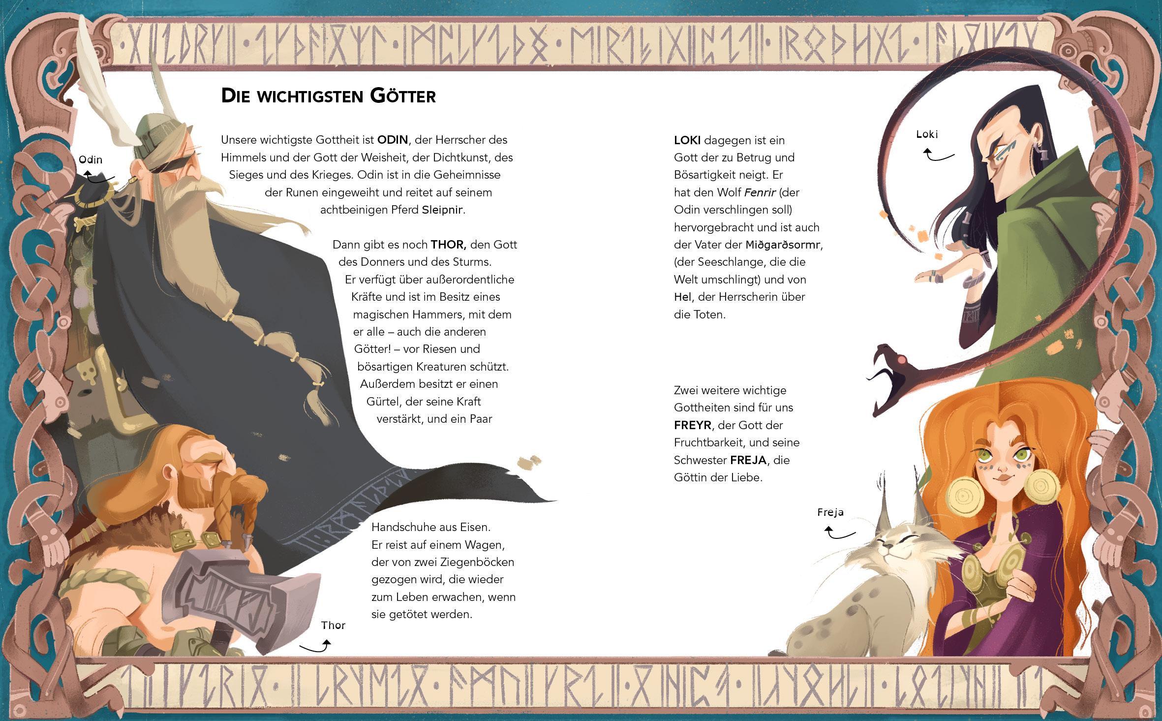 Beispielinhalt (Bild) Willi Weltenbummler: Ein Tag bei den Wikingern