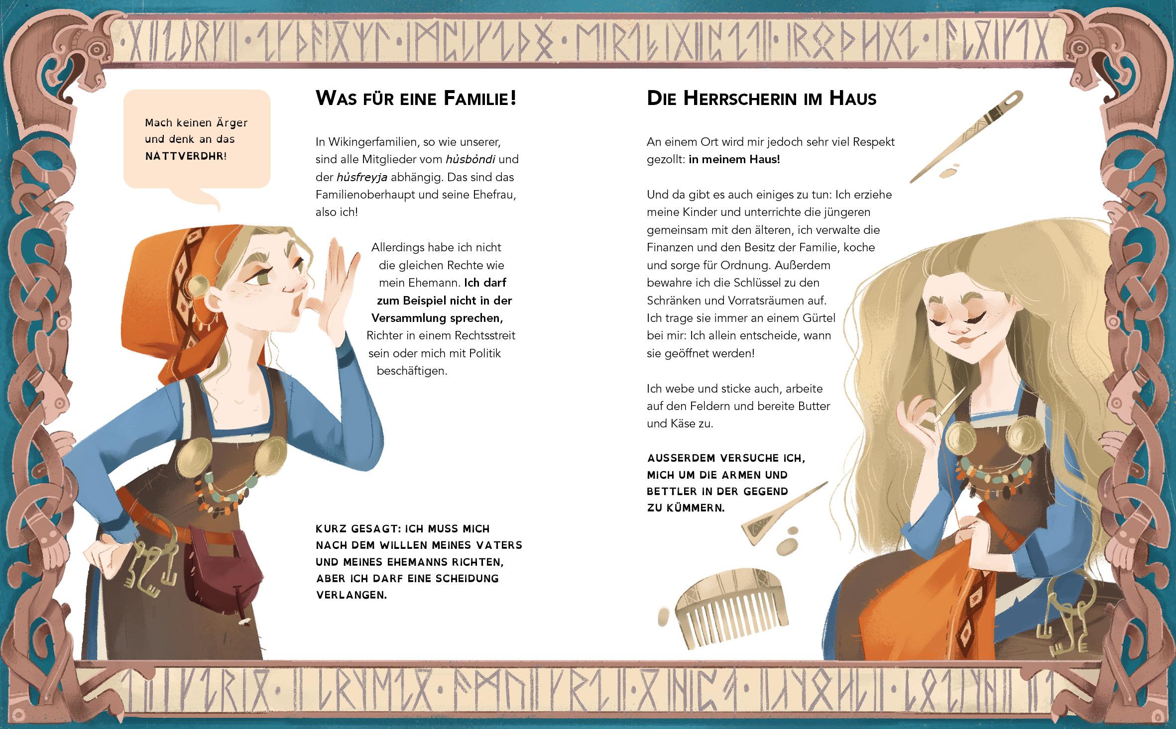 Beispielinhalt (Bild) Willi Weltenbummler: Ein Tag bei den Wikingern