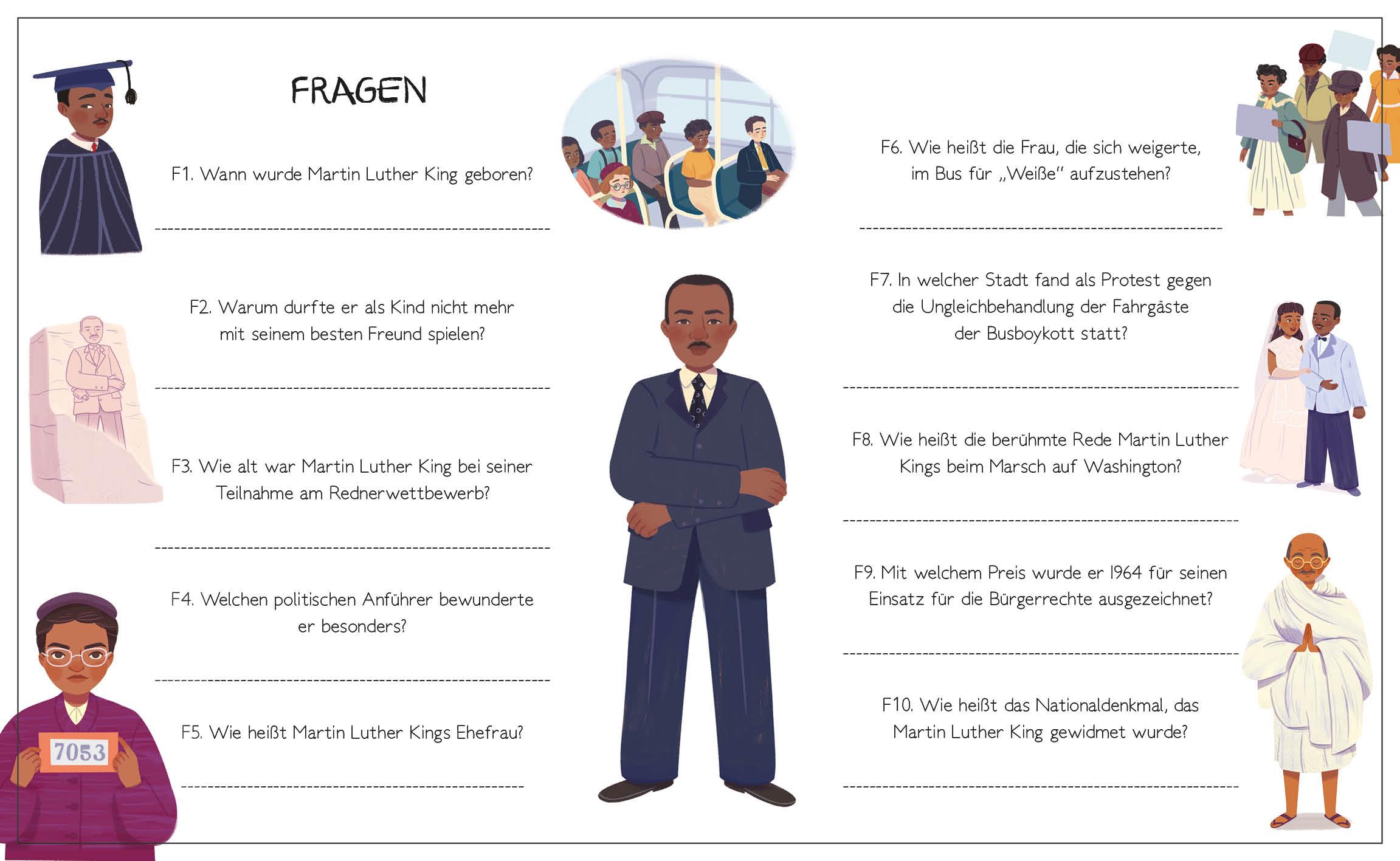 Beispielinhalt (Bild) Total Genial! Martin Luther King