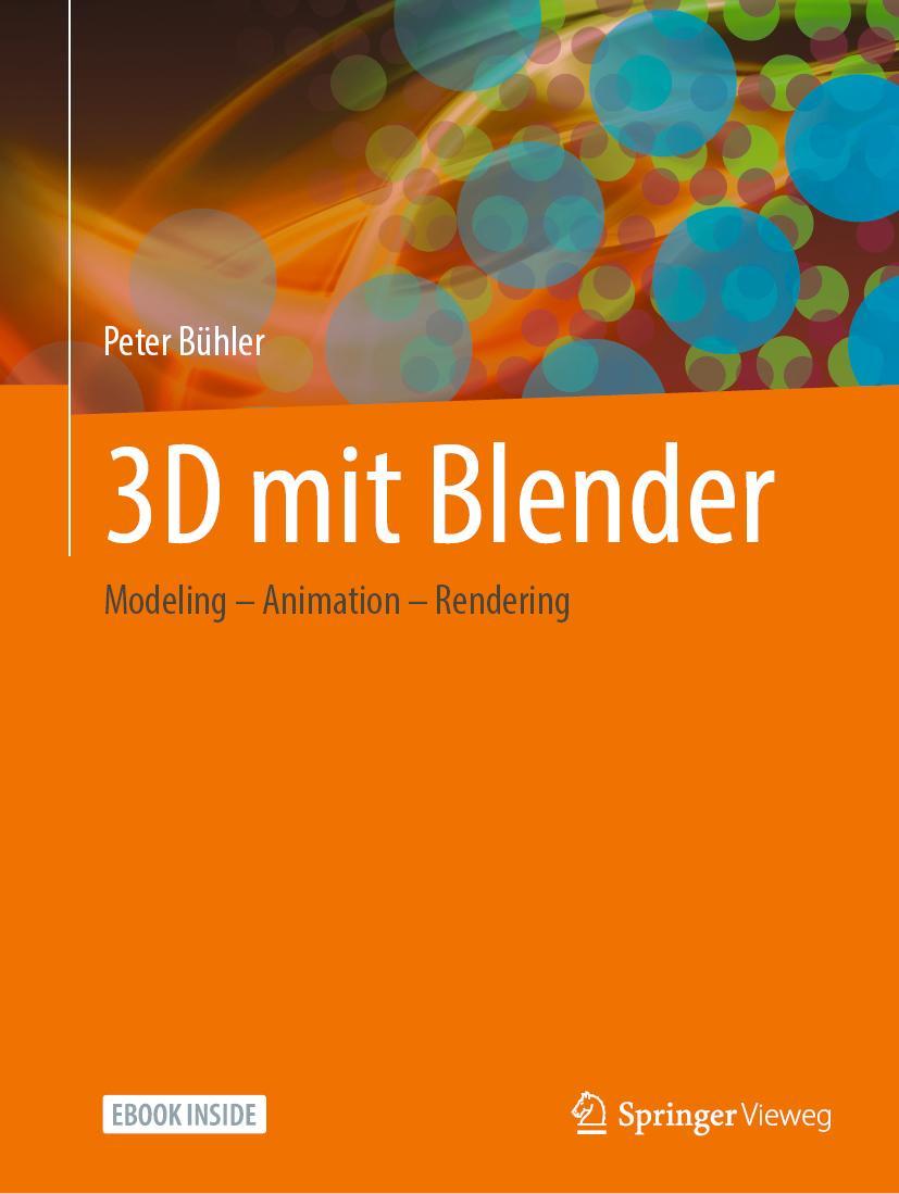 Vorderes Coverbild 3D mit Blender