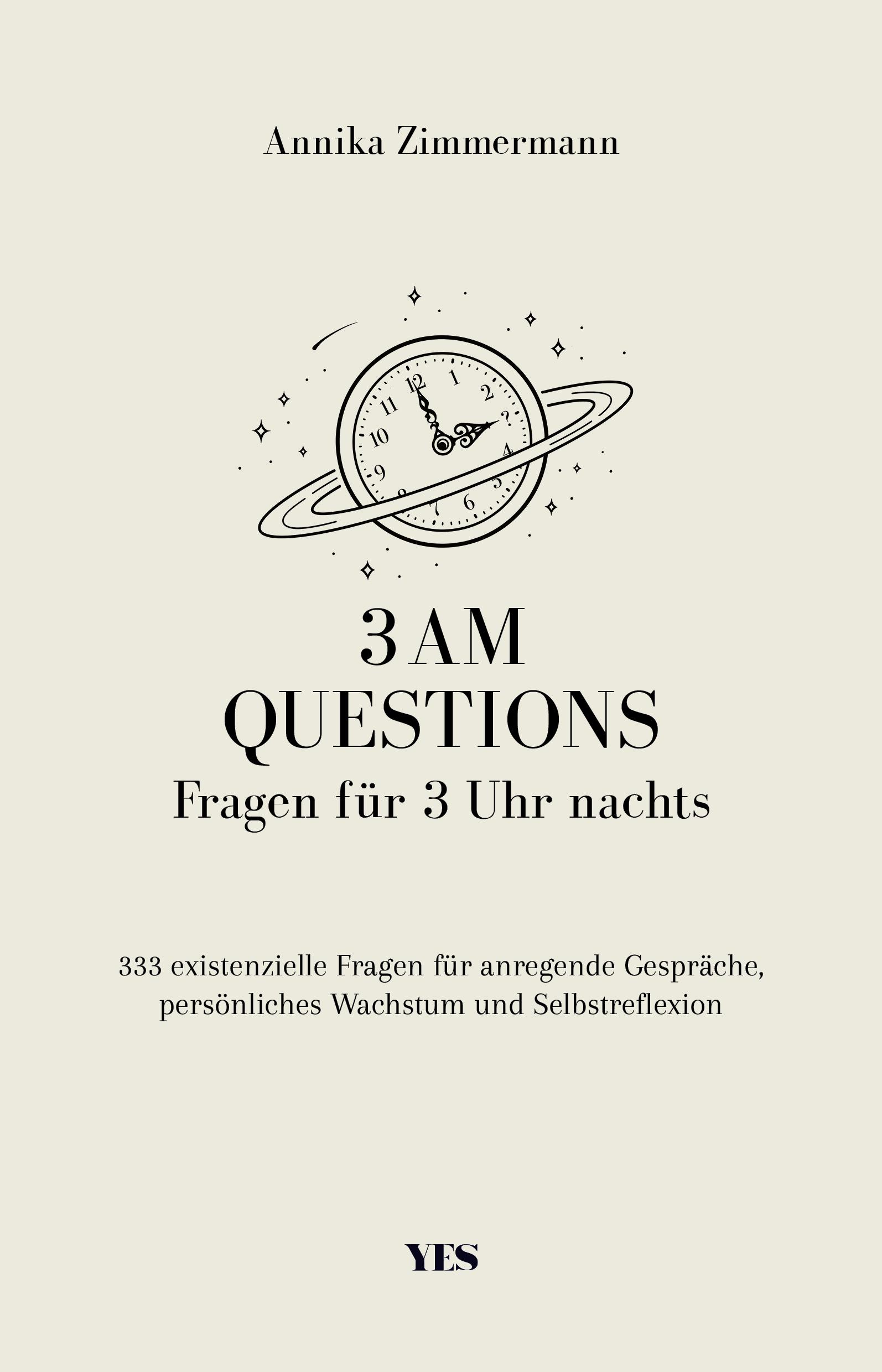 Vorderes Coverbild 3 AM Questions - Fragen für 3 Uhr nachts