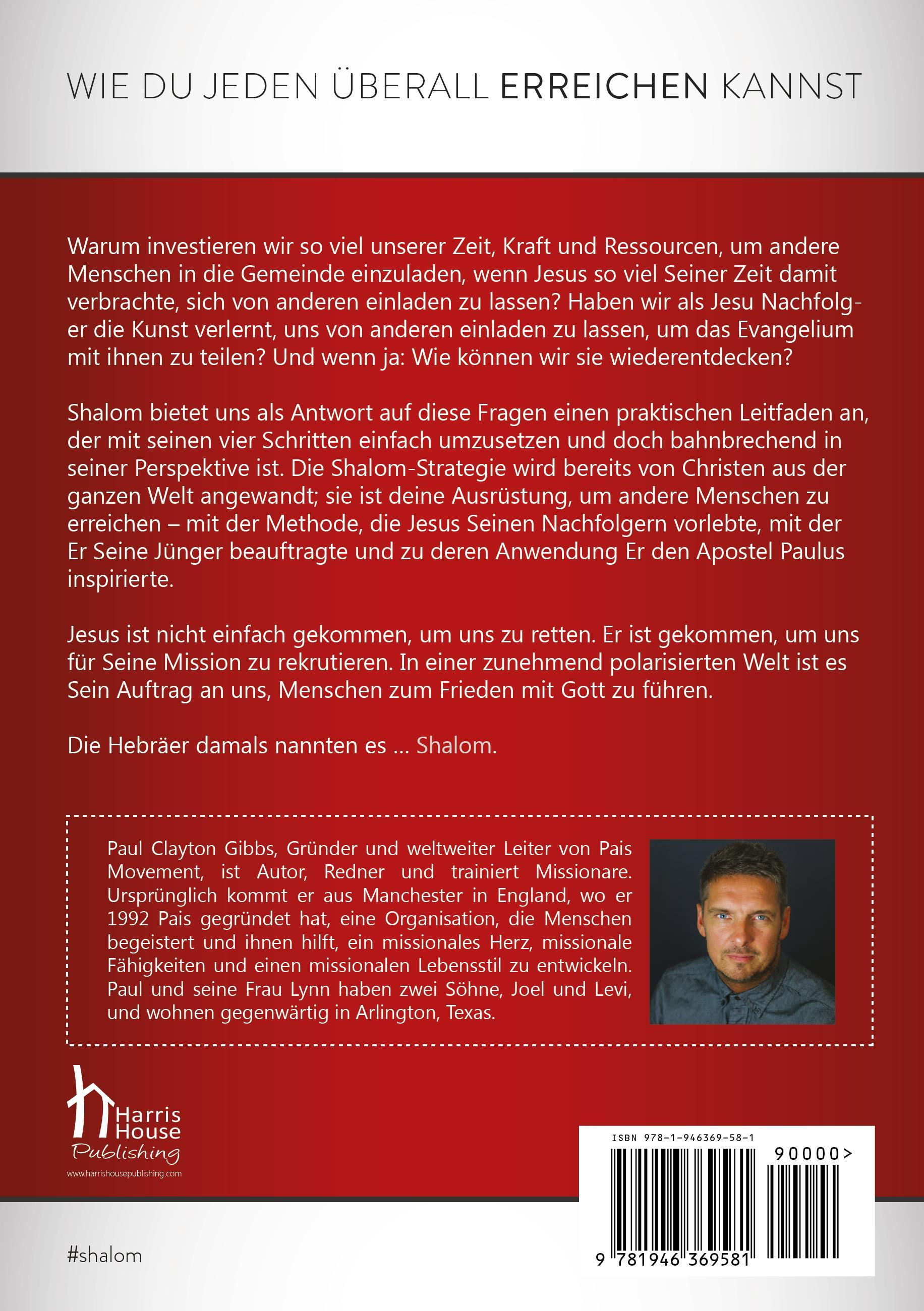 Rückseitencover Shalom