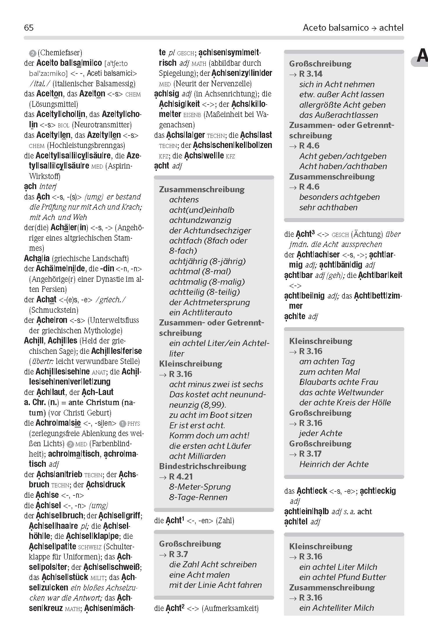 Beispielinhalt (Bild) Pons Die deutsche Rechtschreibung