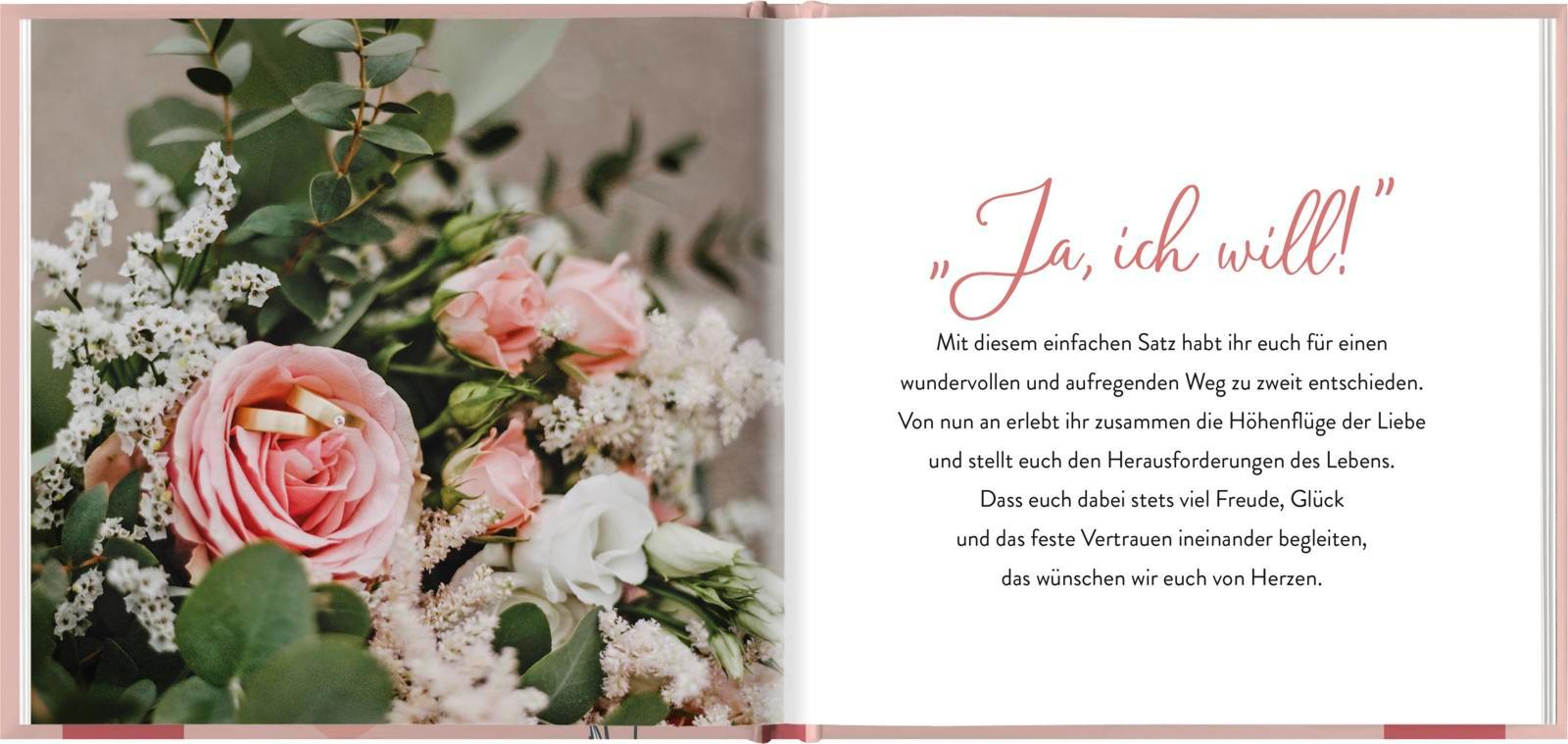 Beispielinhalt (Bild) Was wir euch wünschen für den Weg zu zweit