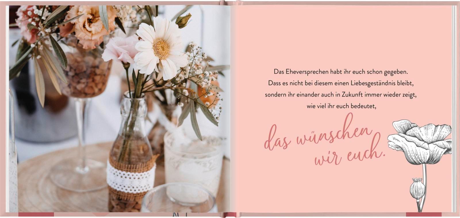 Beispielinhalt (Bild) Was wir euch wünschen für den Weg zu zweit