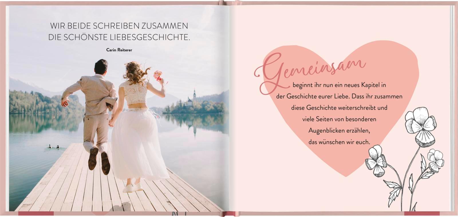 Beispielinhalt (Bild) Was wir euch wünschen für den Weg zu zweit