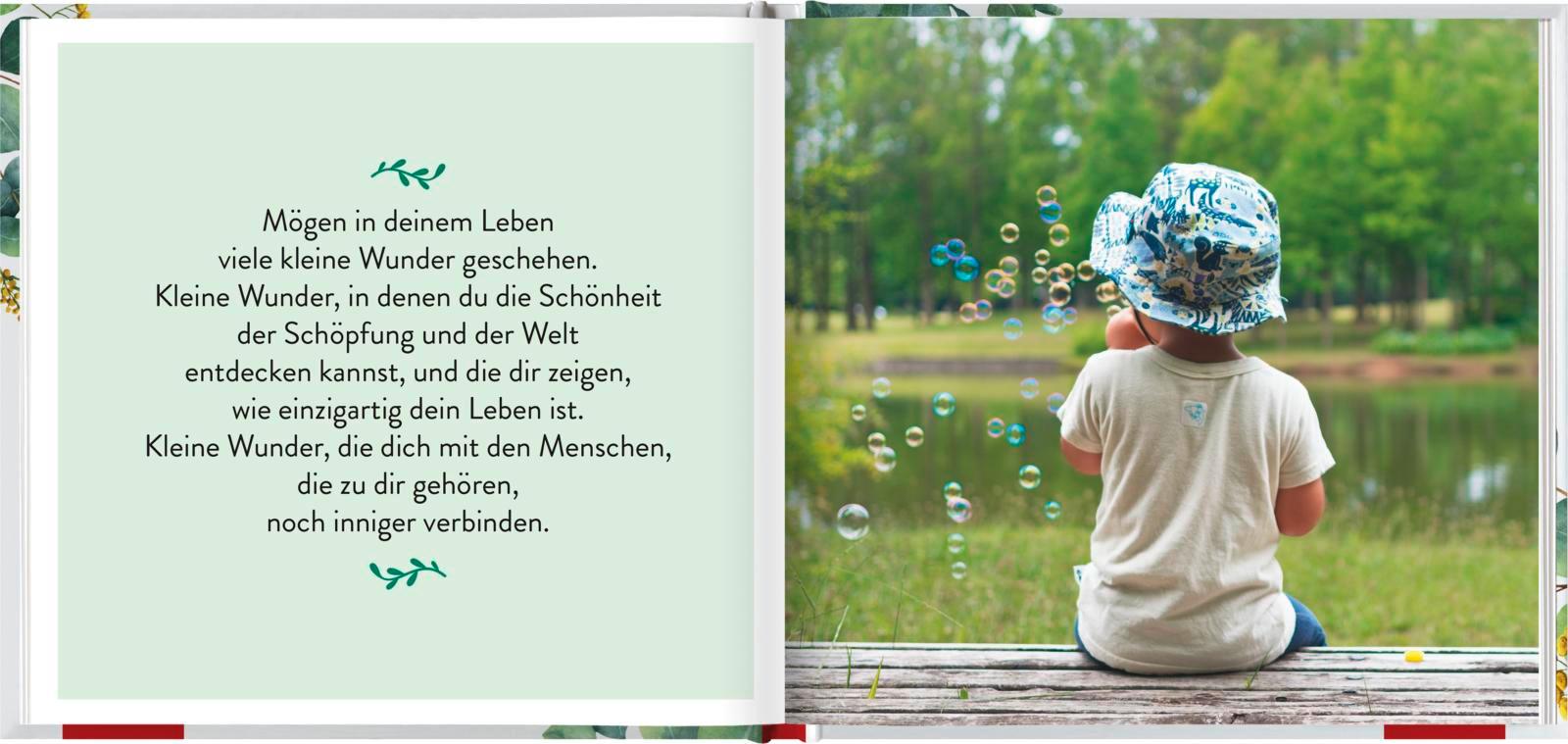 Beispielinhalt (Bild) Zur Taufe viele gute Wünsche