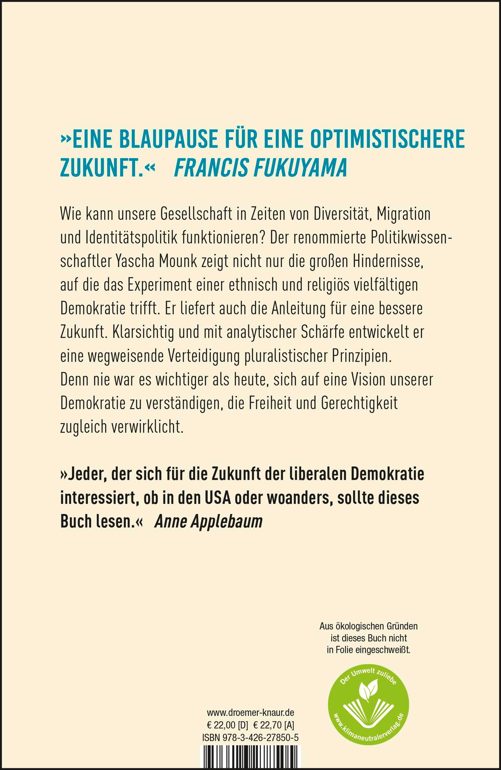 Rückseitencover Das große Experiment