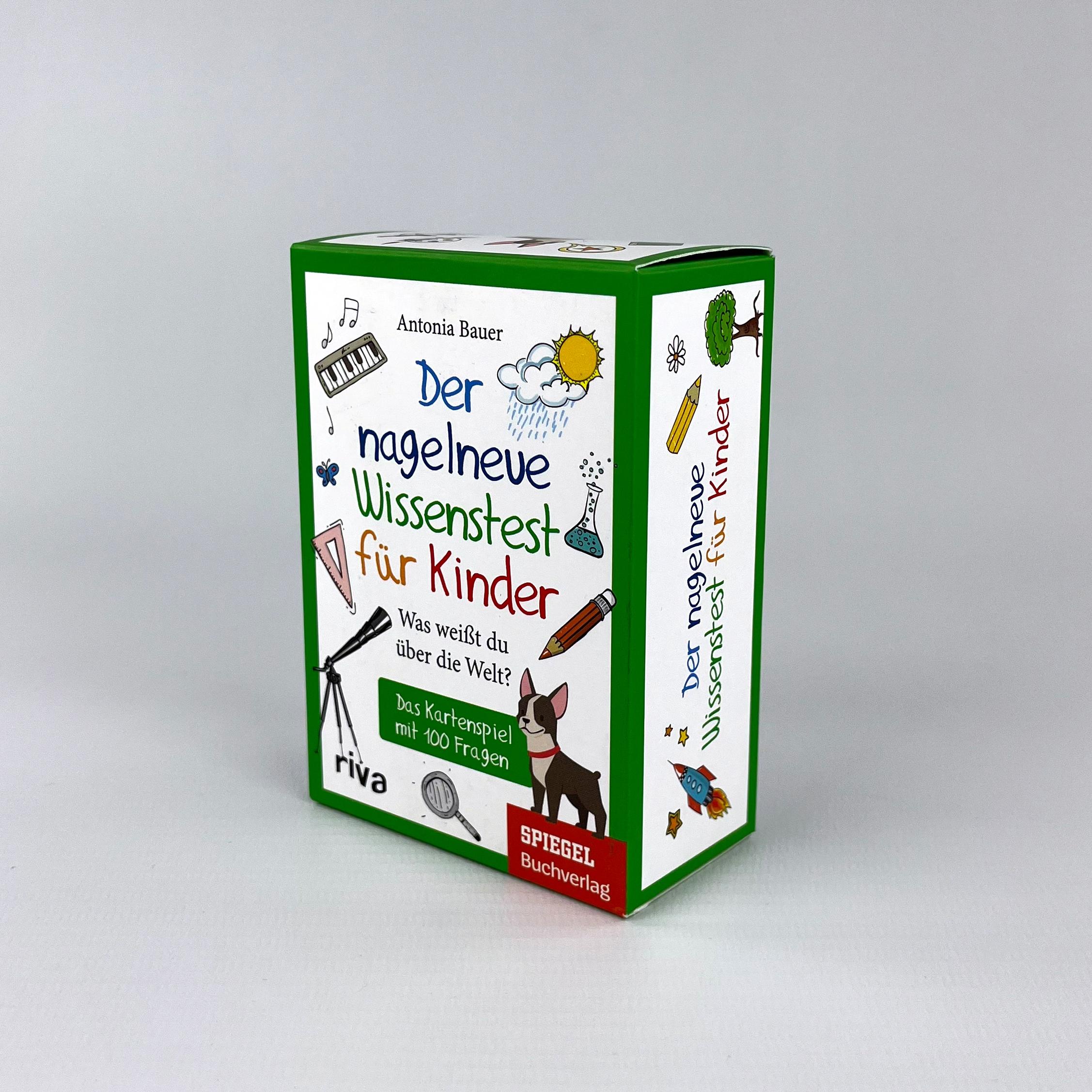 Beispielinhalt (Bild) Der nagelneue Wissenstest für Kinder - Was weißt du über die Welt?