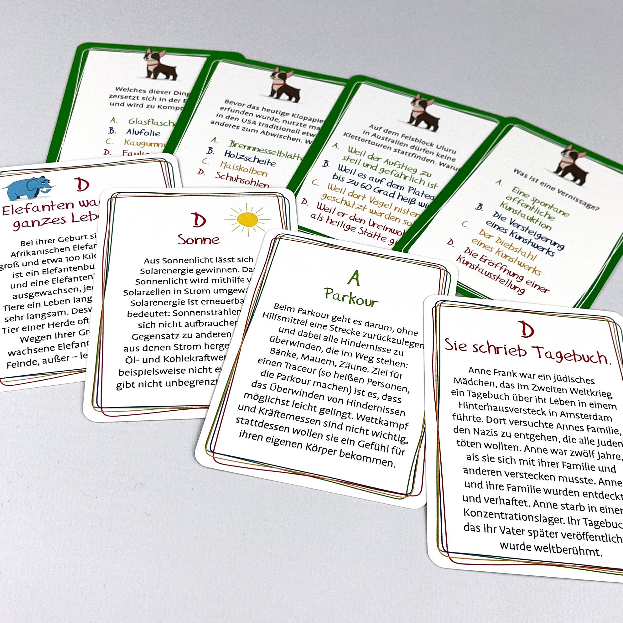 Beispielinhalt (Bild) Der nagelneue Wissenstest für Kinder - Was weißt du über die Welt?