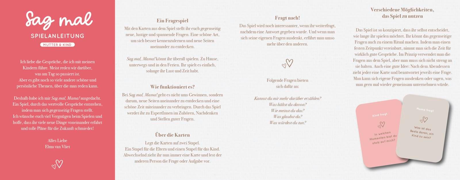 Beispielinhalt (Bild) Elma van Vliet, Sag mal, Mama!