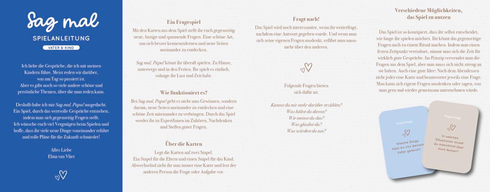 Beispielinhalt (Bild) Elma van Vliet Sag mal, Papa!