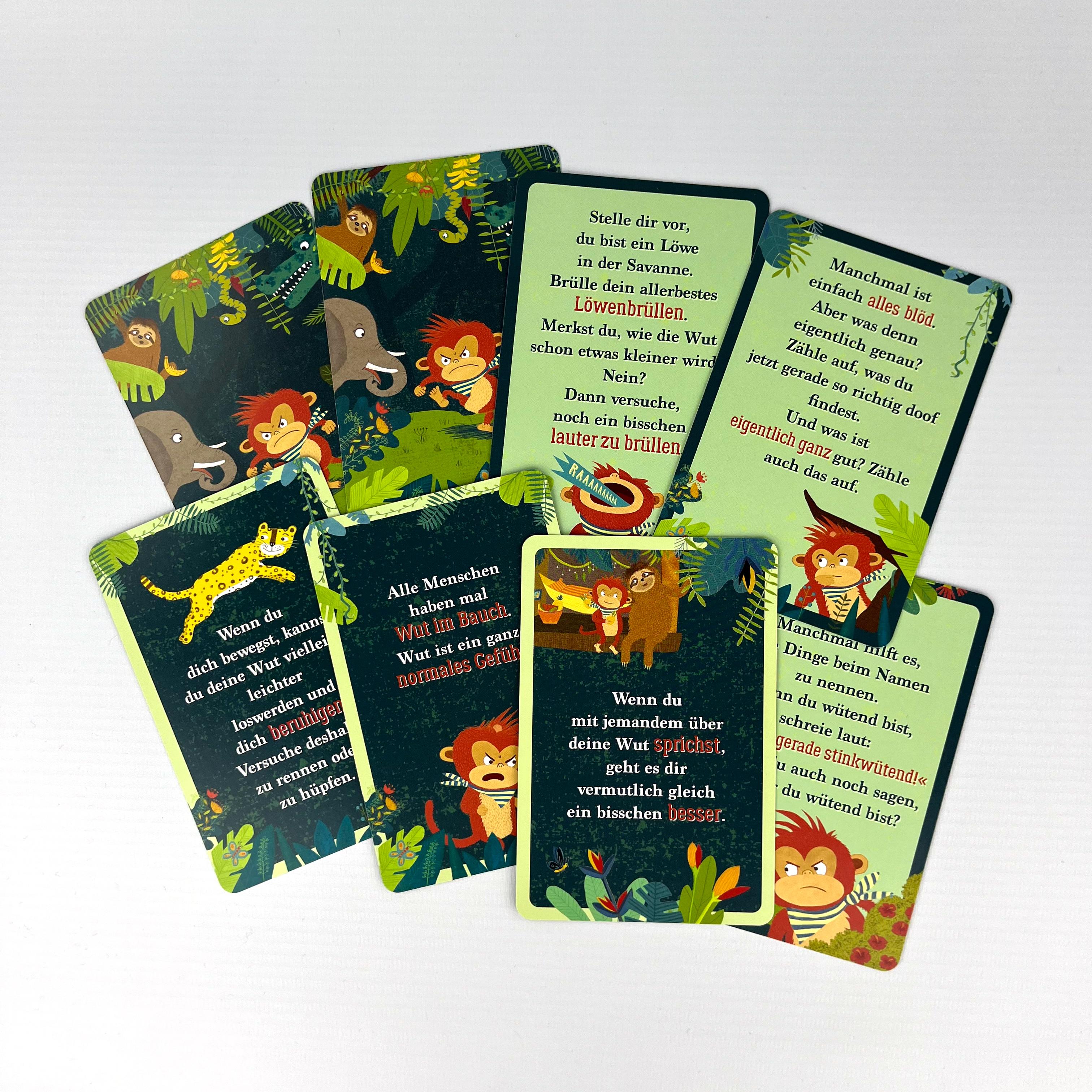 Beispielinhalt (Bild) Wenn ich wütend bin - Das Kartendeck zum Mitmachen und Wutabbauen
