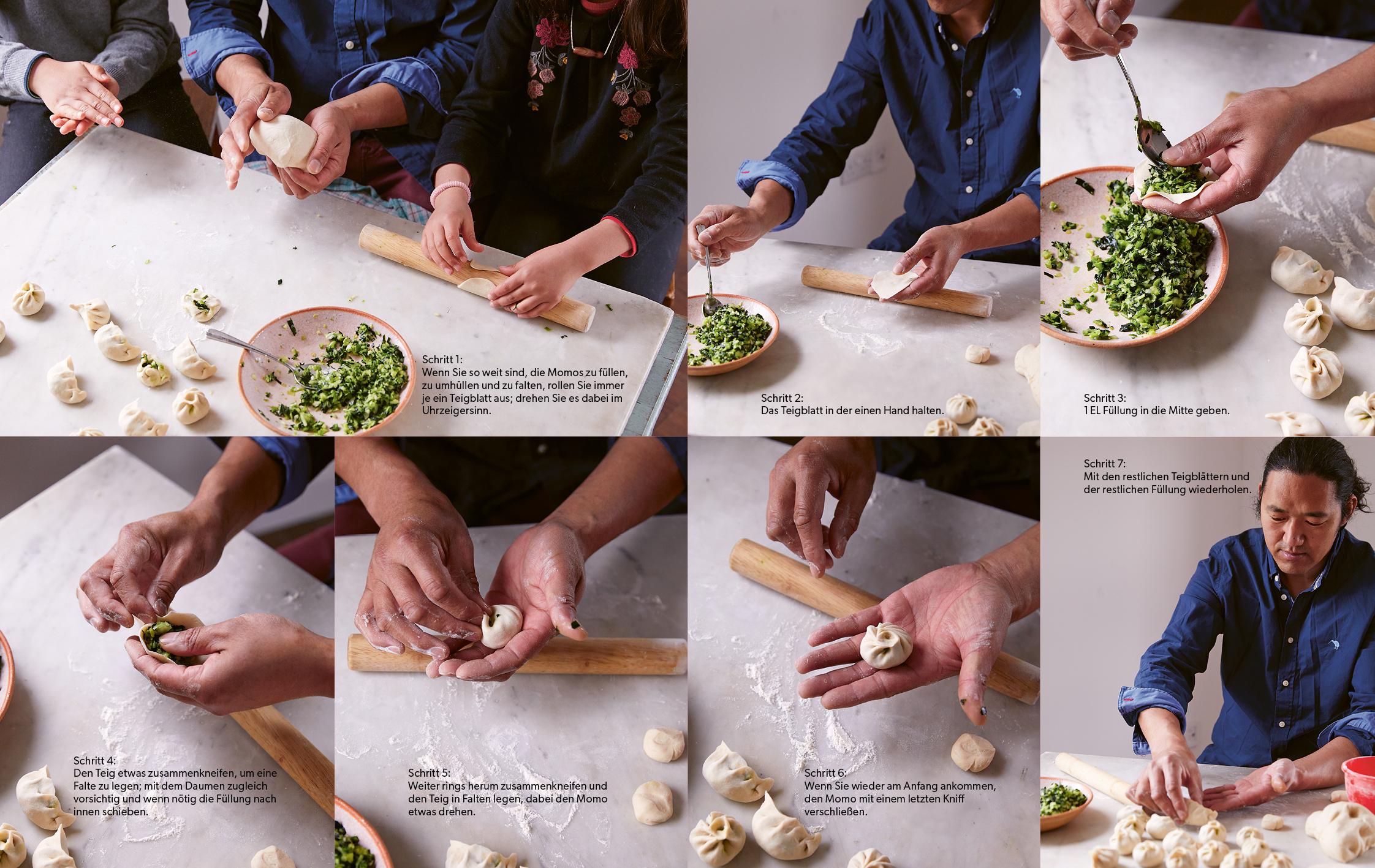 Beispielinhalt (Bild) Das Tibet-Kochbuch