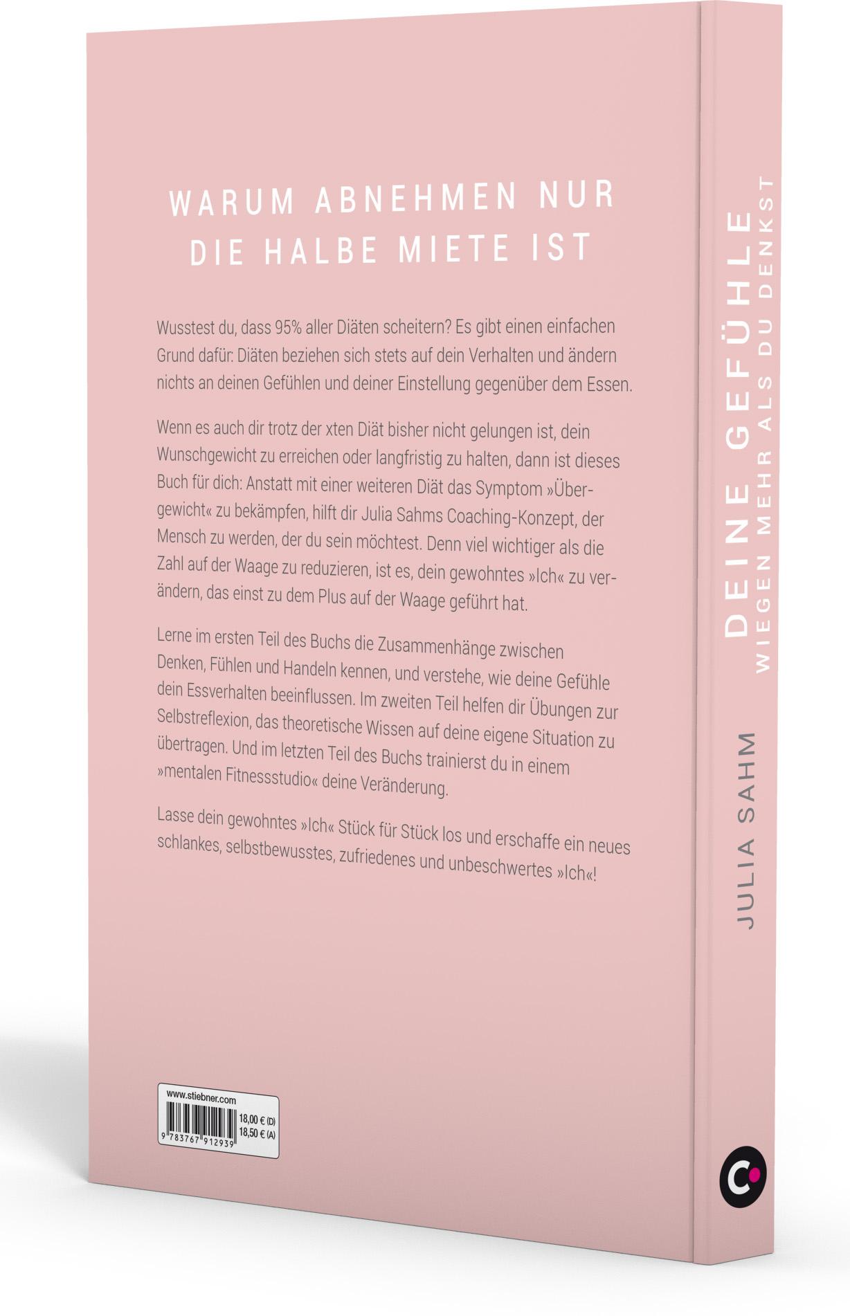 Rückseitencover Deine Gefühle wiegen mehr als du denkst. Befreie dich von emotionalem Essen und lebe mit Leichtigkeit.