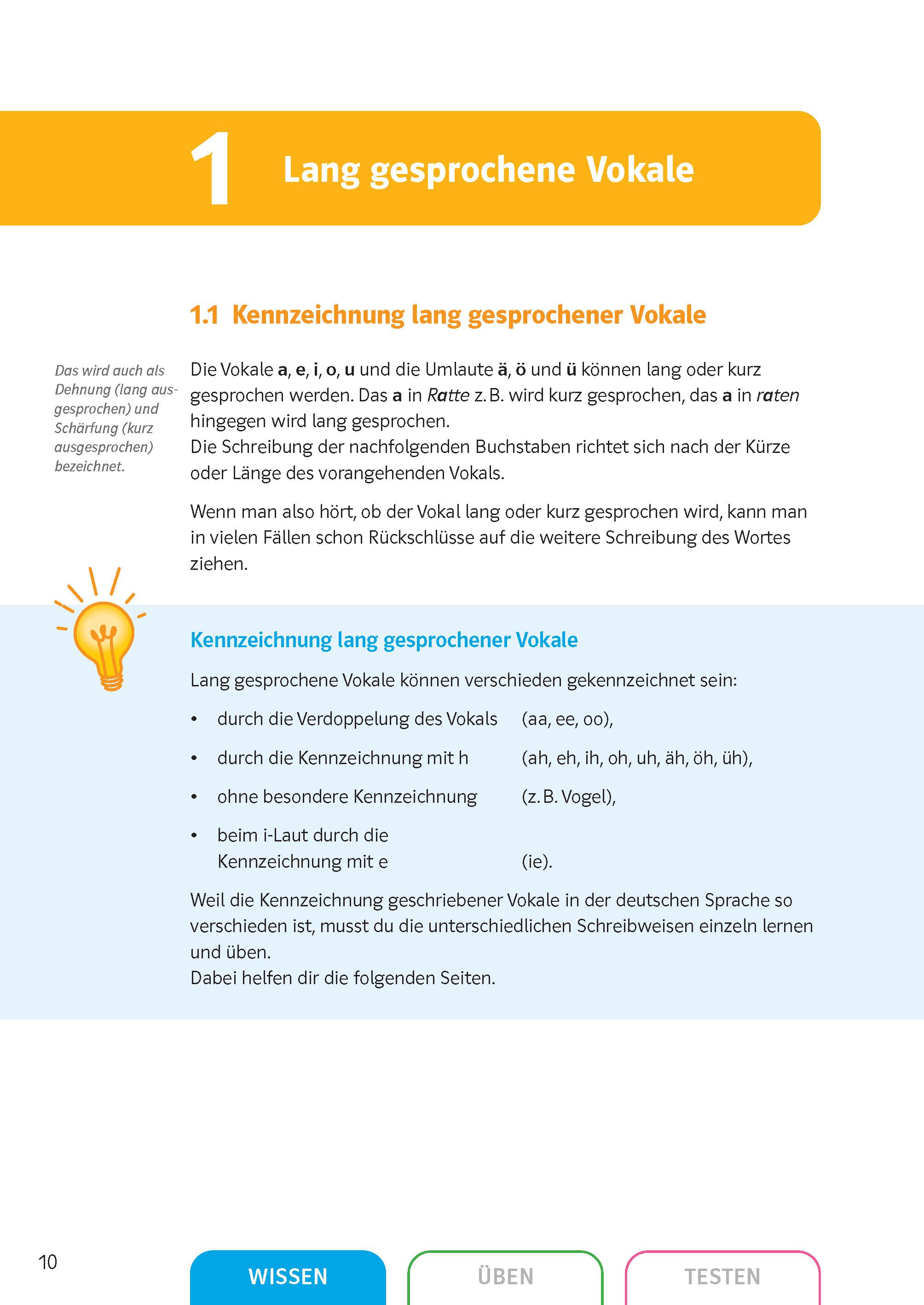 Beispielinhalt (Bild) Sicher in Deutsch Rechtschreibung 5./6. Klasse