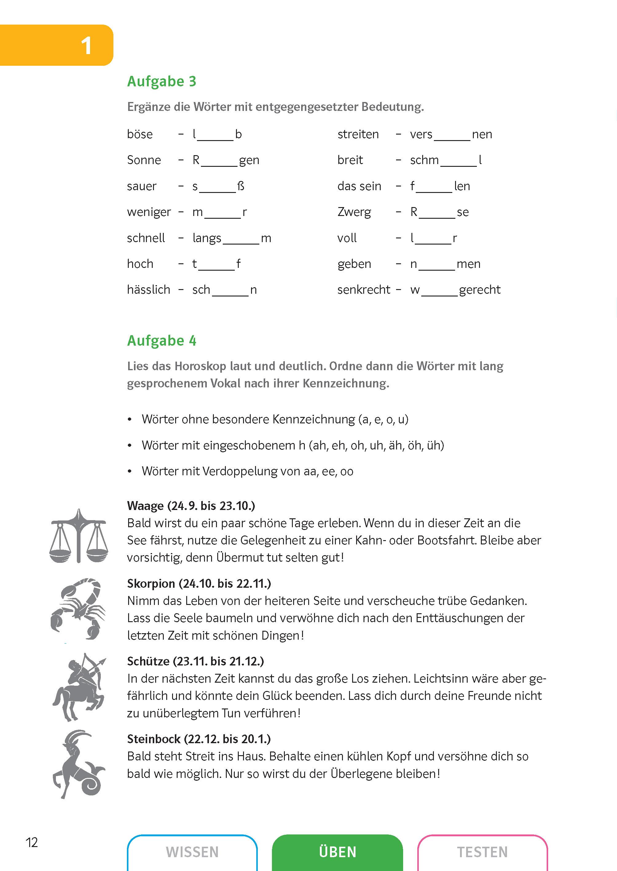 Beispielinhalt (Bild) Sicher in Deutsch Rechtschreibung 5./6. Klasse