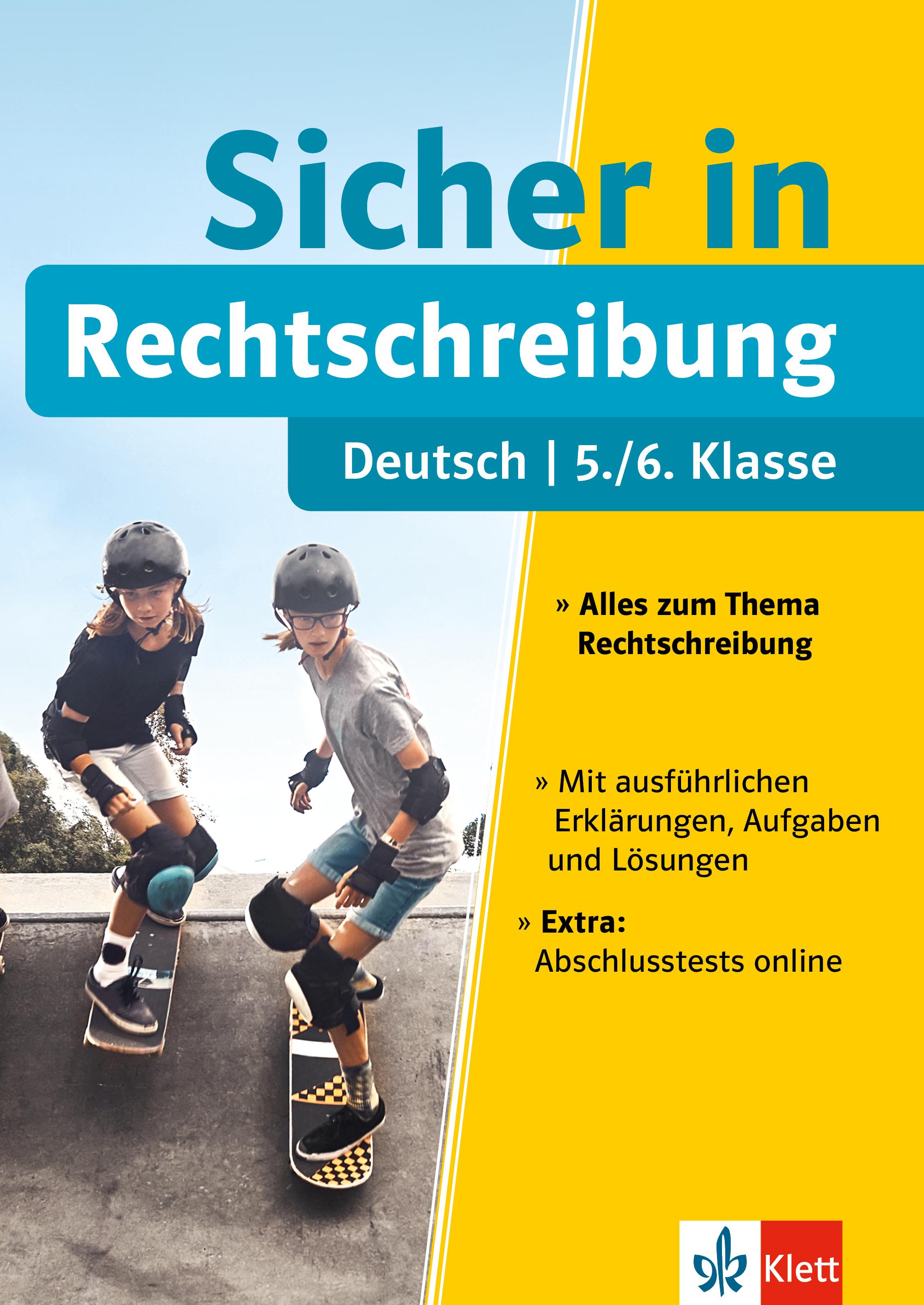 Vorderes Coverbild Sicher in Deutsch Rechtschreibung 5./6. Klasse