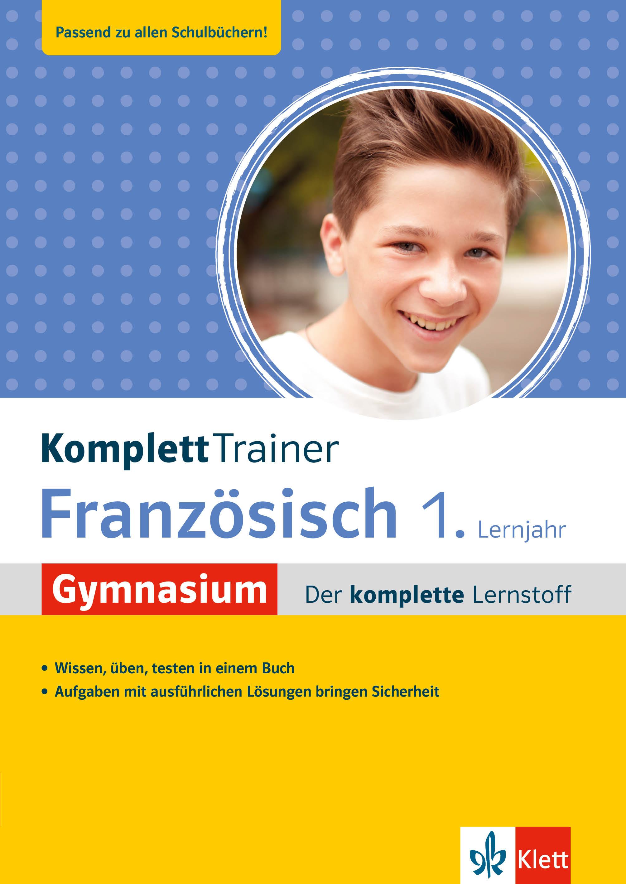 Vorderes Coverbild Klett KomplettTrainer Gymnasium Französisch 1. Lernjahr