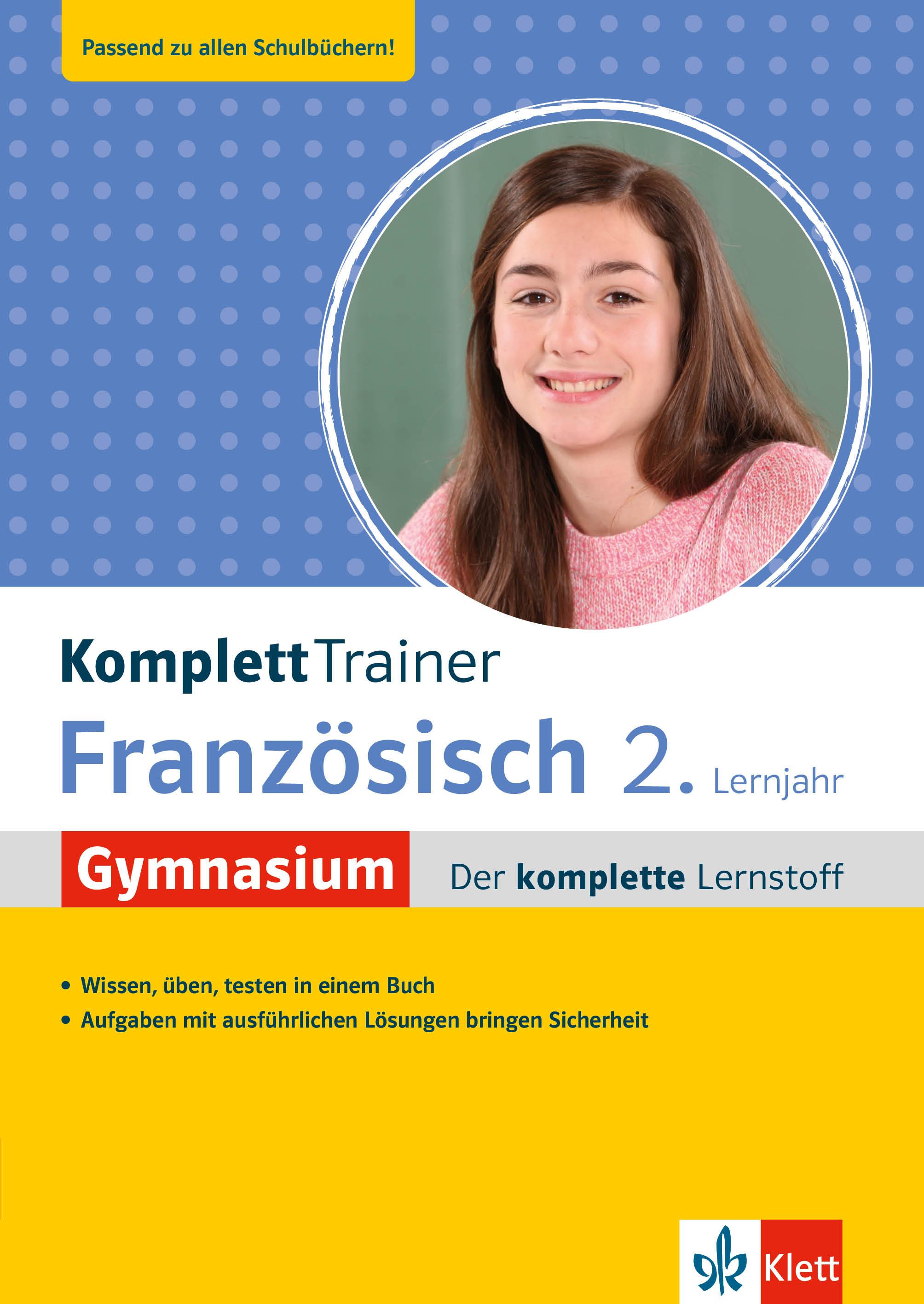Vorderes Coverbild Klett KomplettTrainer Gymnasium Französisch 2. Lernjahr