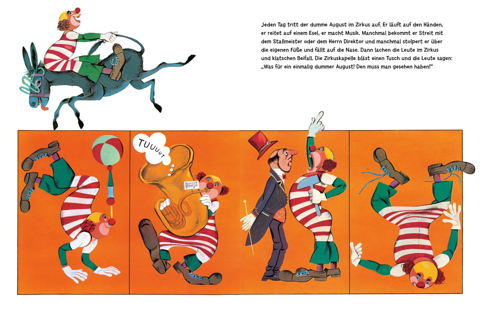 Beispielinhalt (Bild) Die dumme Augustine