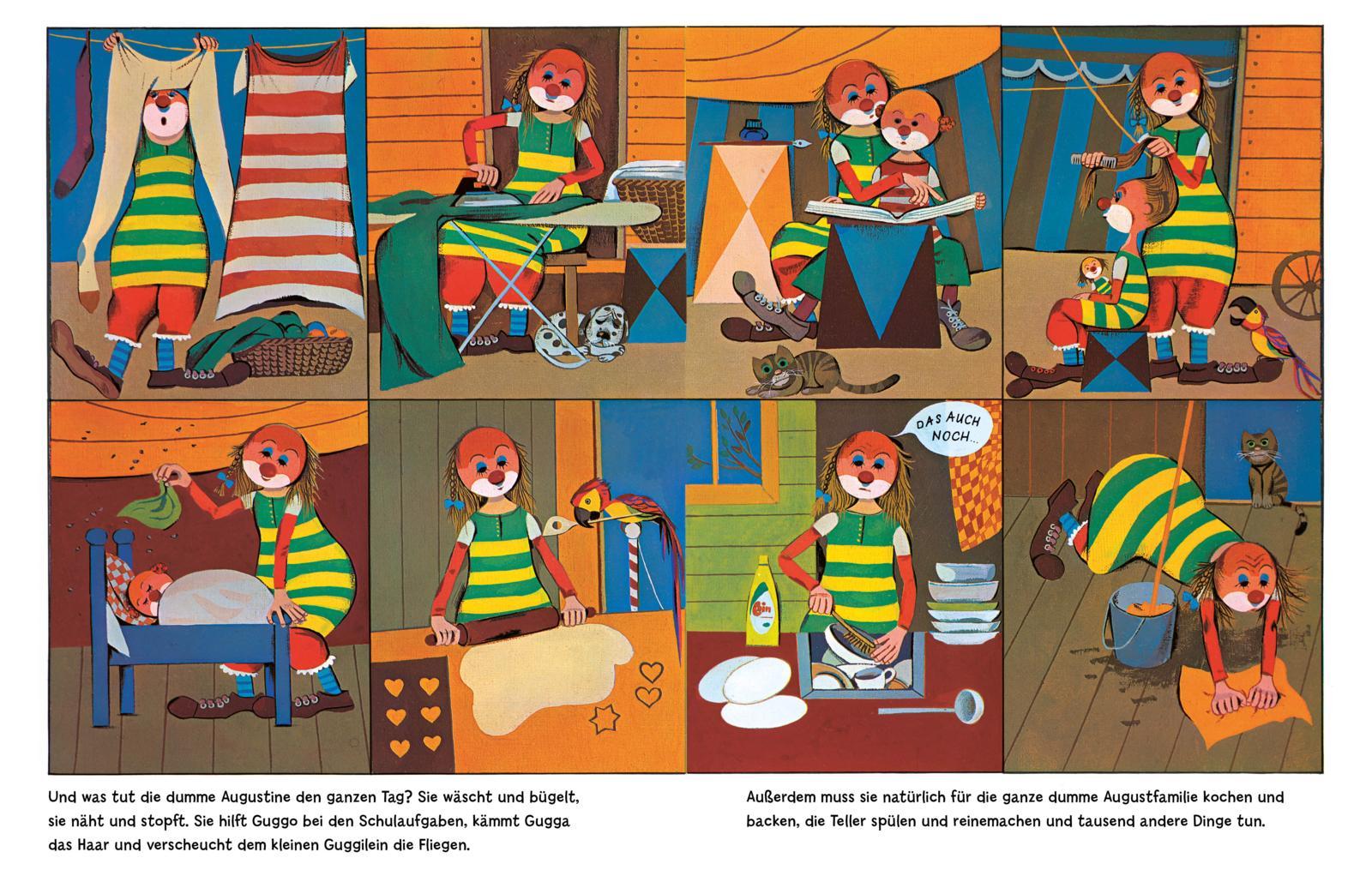 Beispielinhalt (Bild) Die dumme Augustine