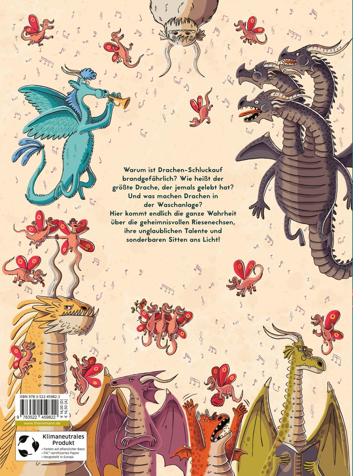 Rückseitencover Was für unfassbare Sachen echte Drachen gerne machen