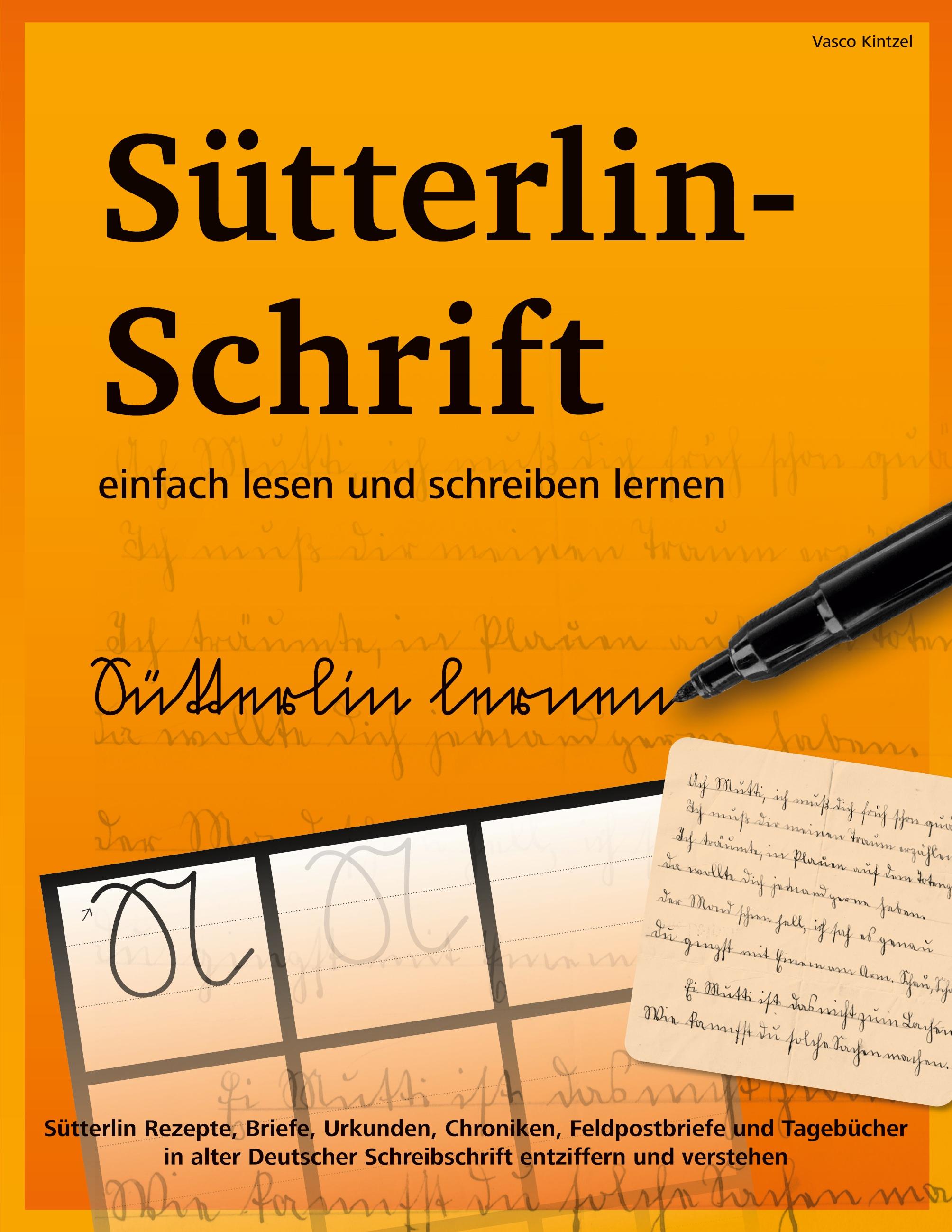 Vorderes Coverbild Sütterlin-Schrift einfach lesen und schreiben lernen