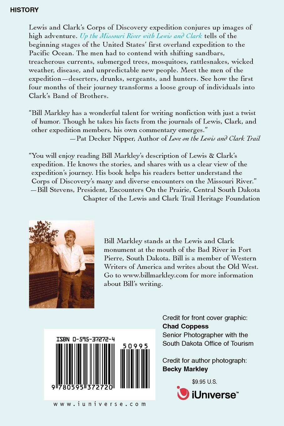 Rückseitencover Up the Missouri River with Lewis and Clark