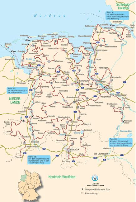 Beispielinhalt (Bild) Mit dem Wohnmobil nach Ostfriesland, Bremen und umzu