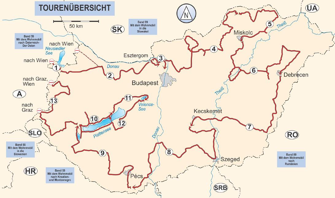 Beispielinhalt (Bild) Mit dem Wohnmobil nach Ungarn