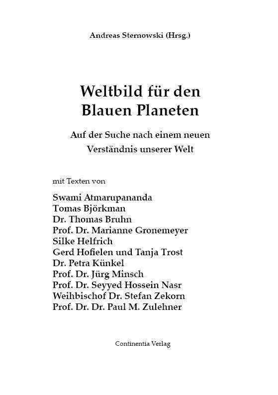 Beispielinhalt (Bild) Weltbild für den Blauen Planeten