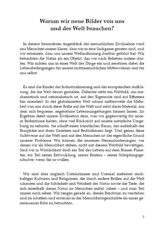 Beispielinhalt (Bild) Weltbild für den Blauen Planeten