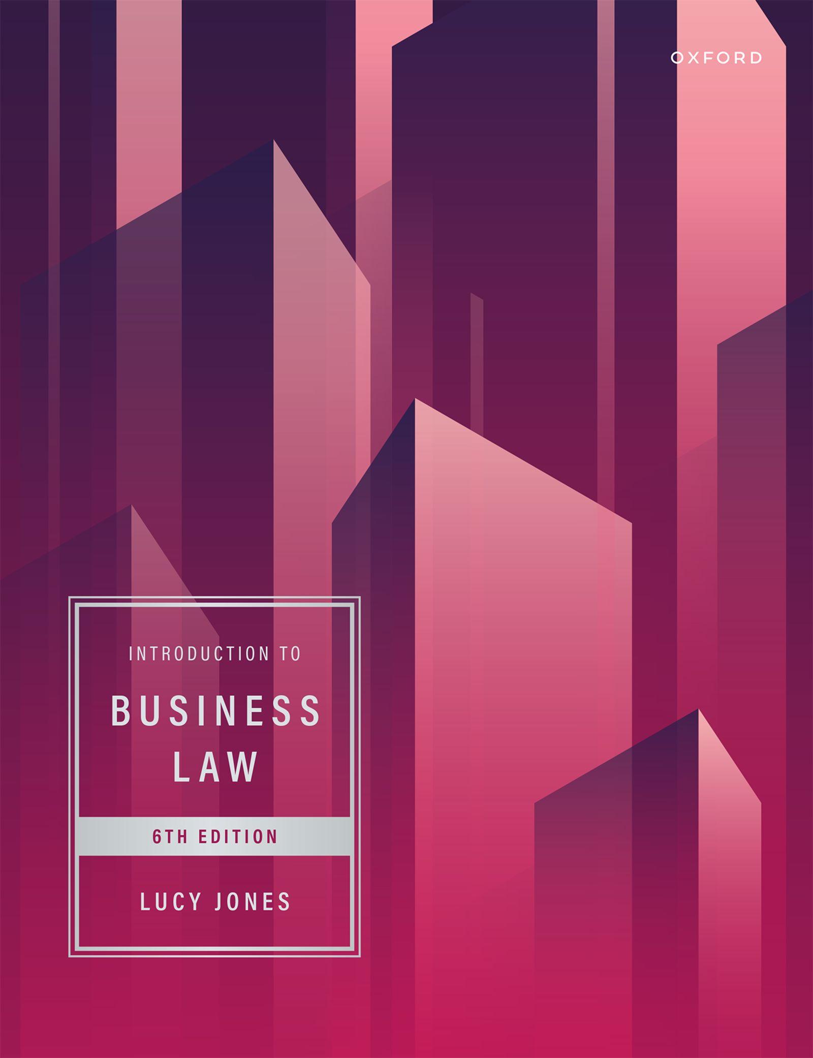 Vorderes Coverbild Introduction to Business Law