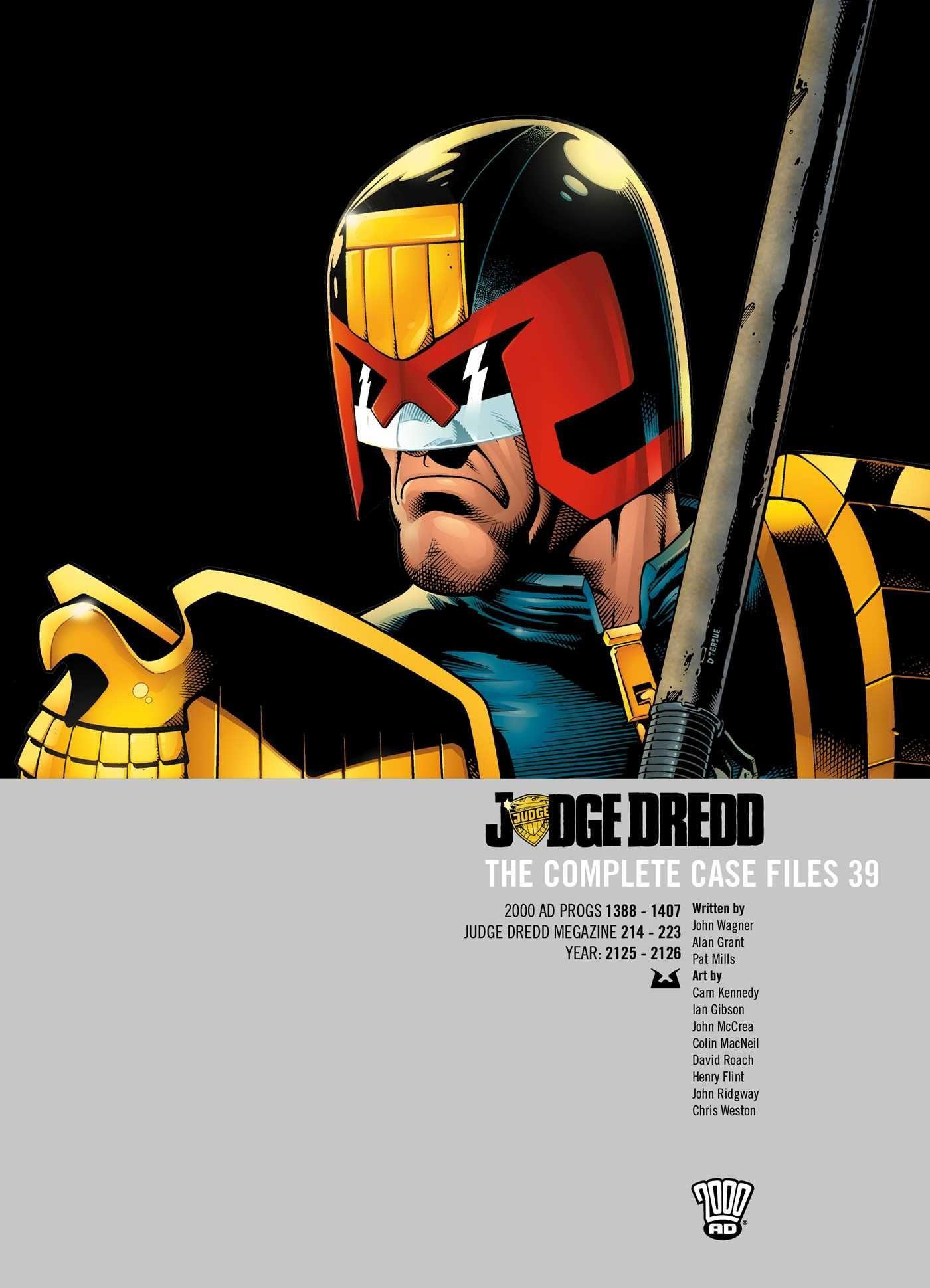 Vorderes Coverbild Judge Dredd: The Complete Case Files 39