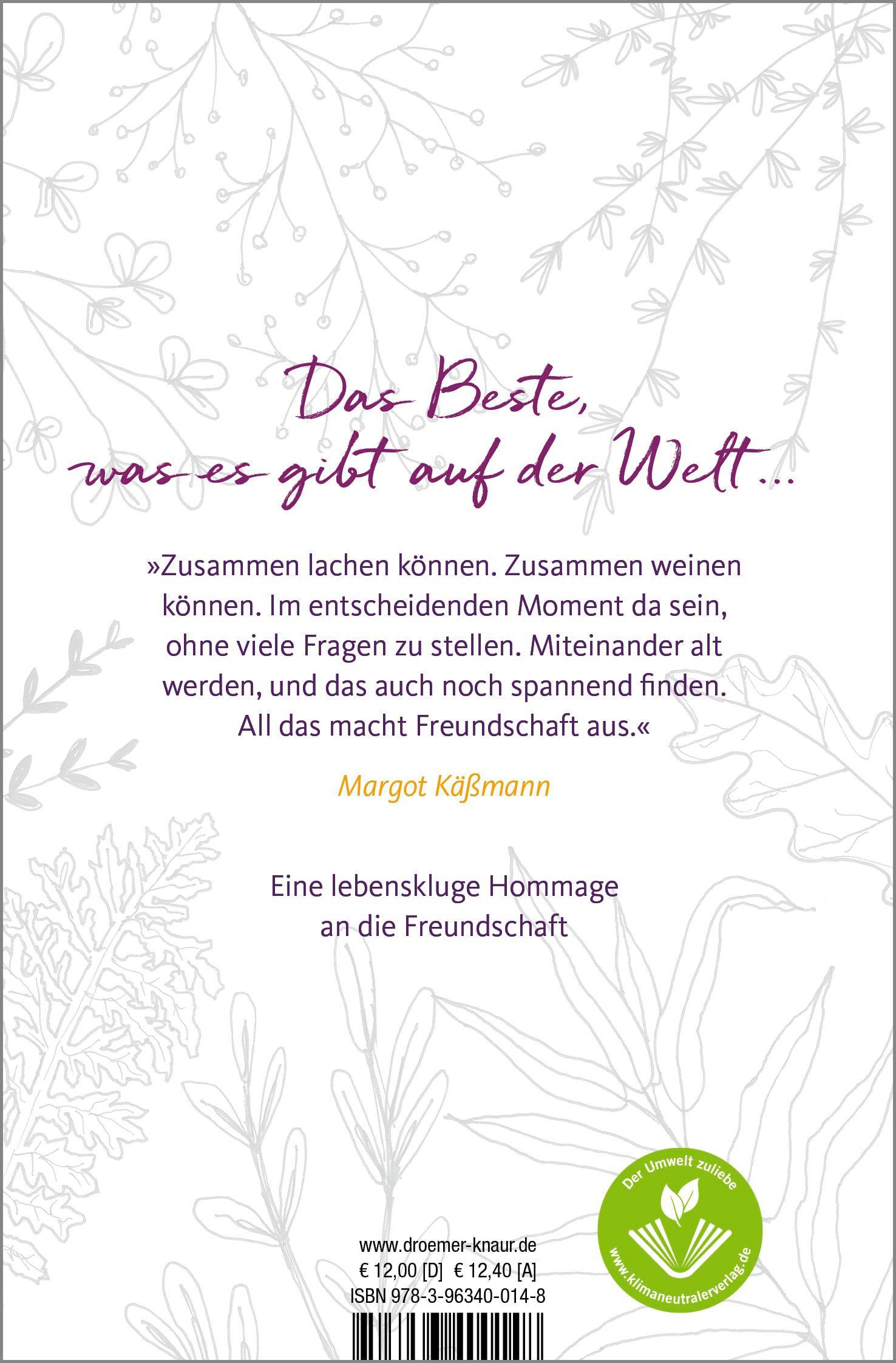 Rückseitencover Freundschaft, die uns im Leben trägt