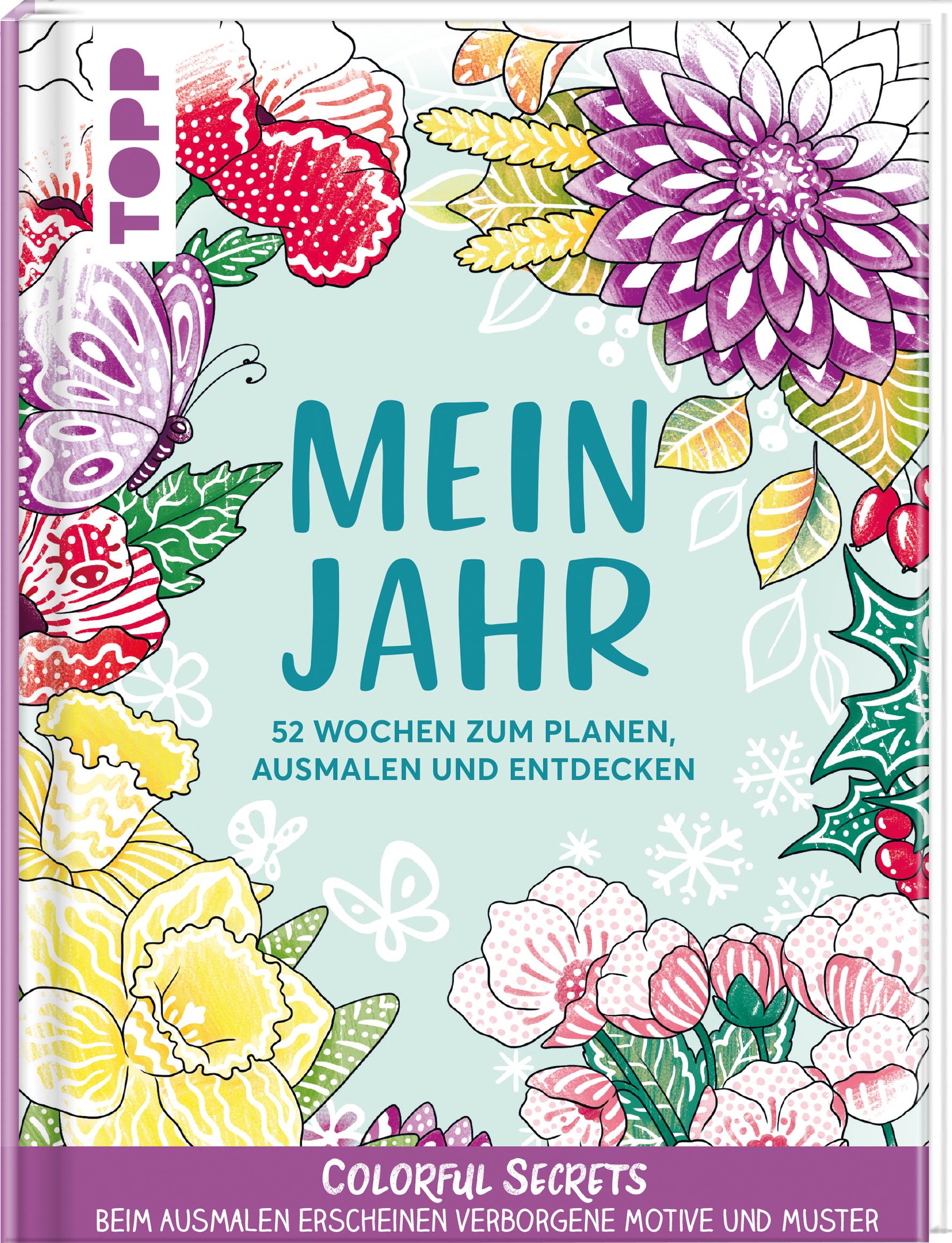Vorderes Coverbild Colorful Secrets: Mein Jahr - mit Zauberpapier