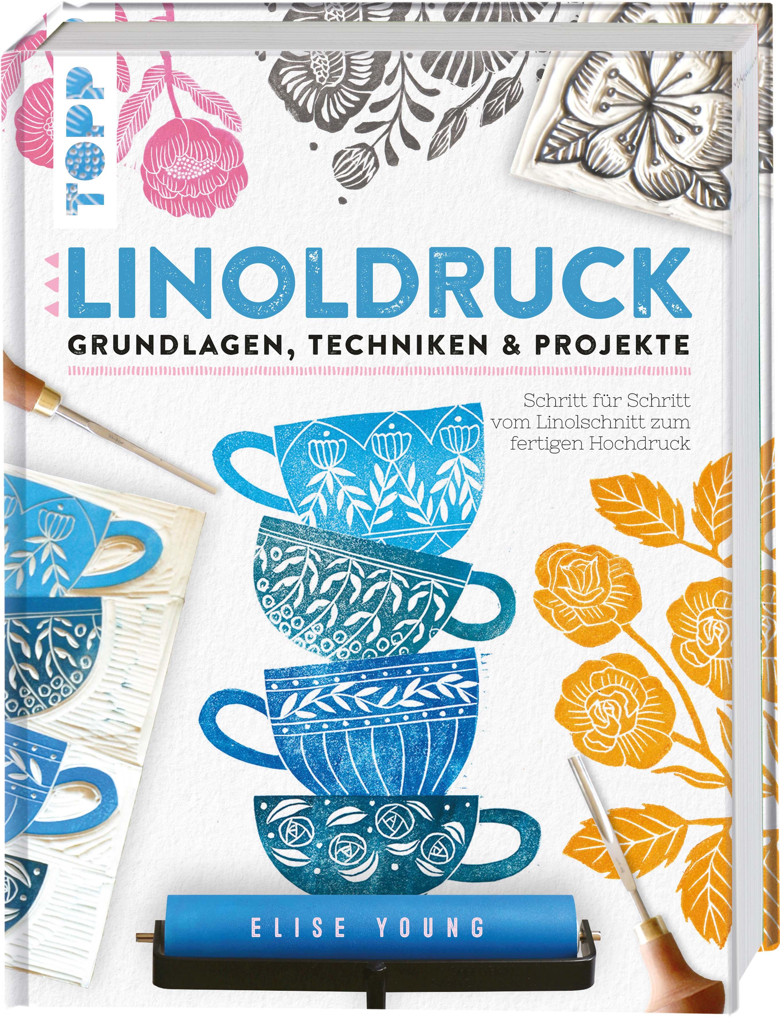 Vorderes Coverbild Linoldruck. Grundlagen, Techniken und Projekte