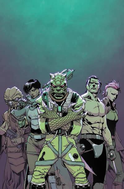 Vorderes Coverbild STAR WARS: BOUNTY HUNTERS VOL. 4 - CRIMSON REIGN