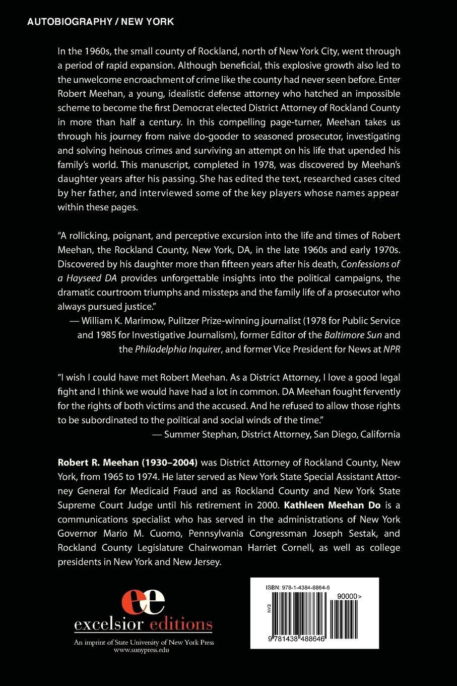 Rückseitencover Confessions of a Hayseed DA