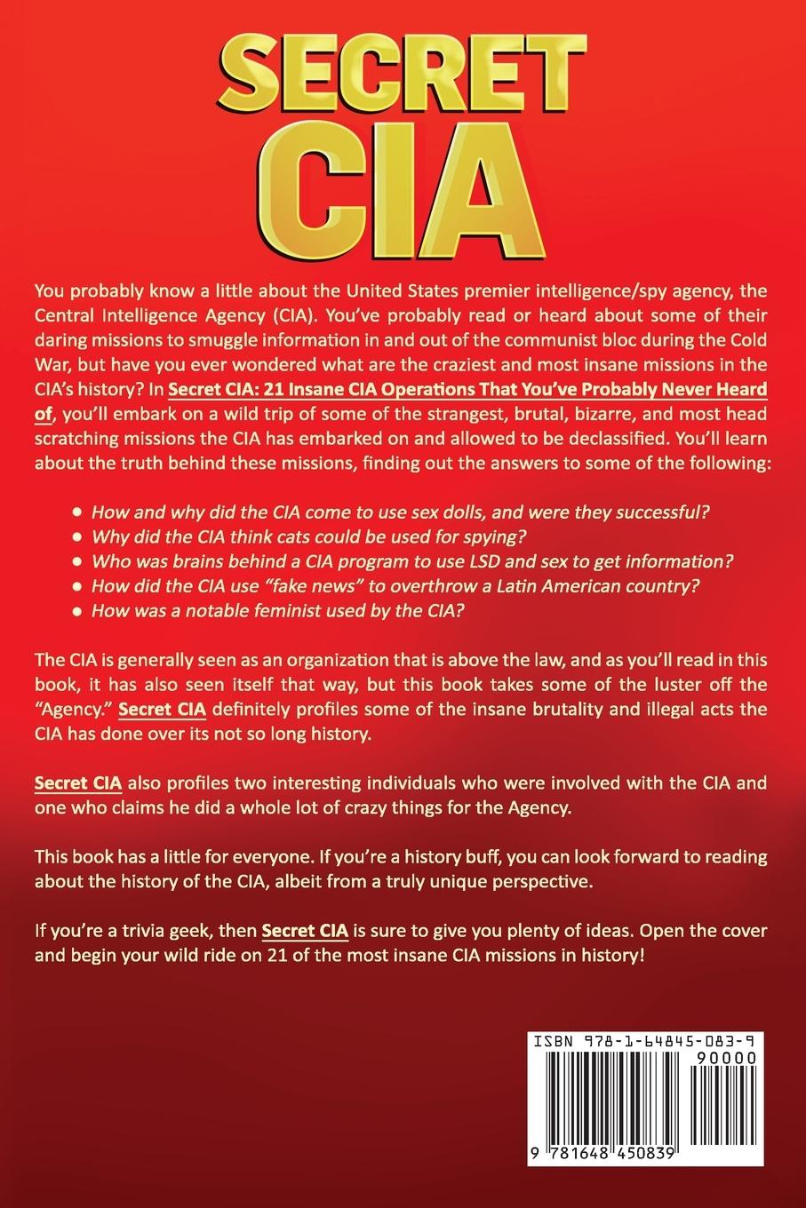 Rückseitencover Secret CIA