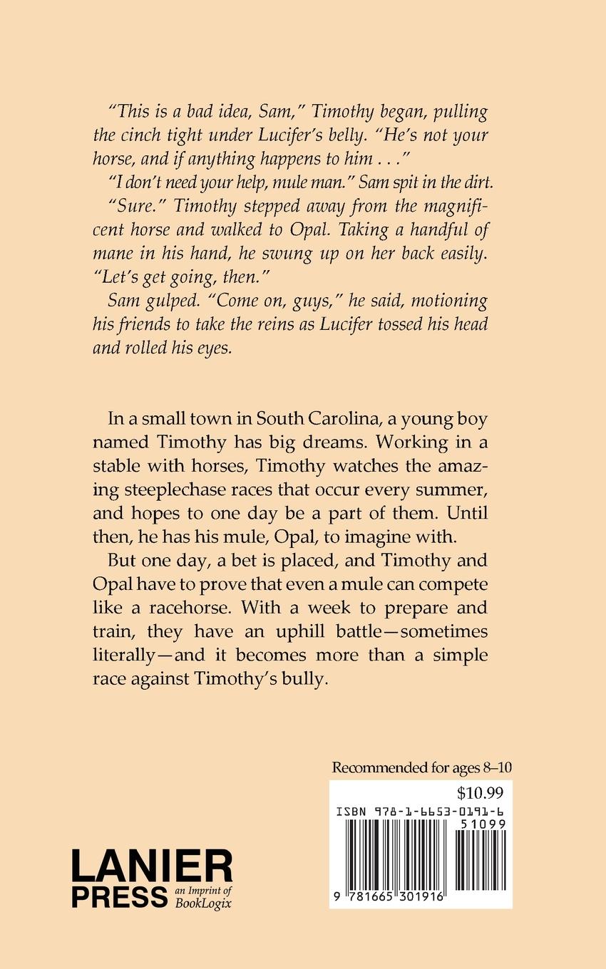 Rückseitencover Opal and the Great Steeplechase Race