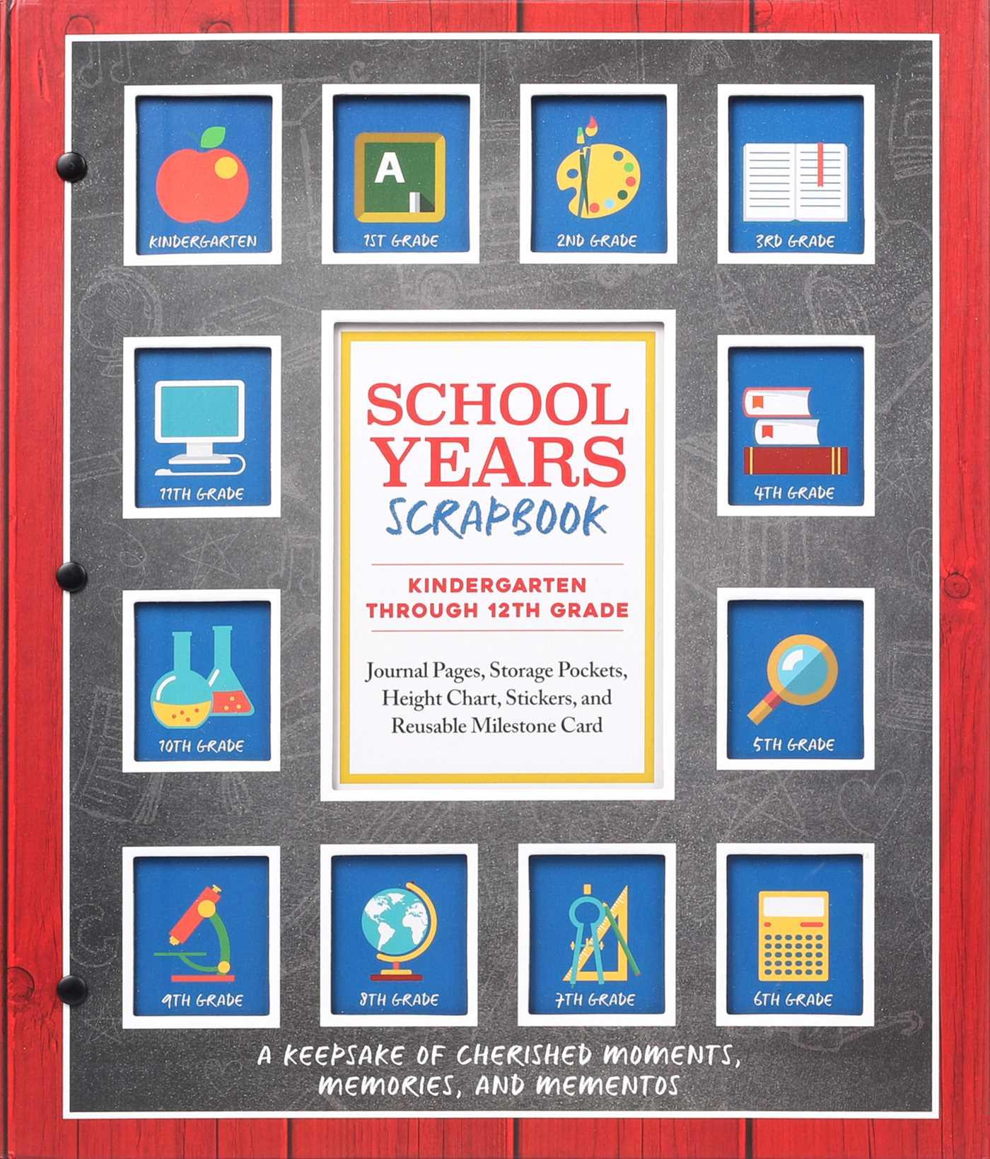 Vorderes Coverbild School Years Scrapbook