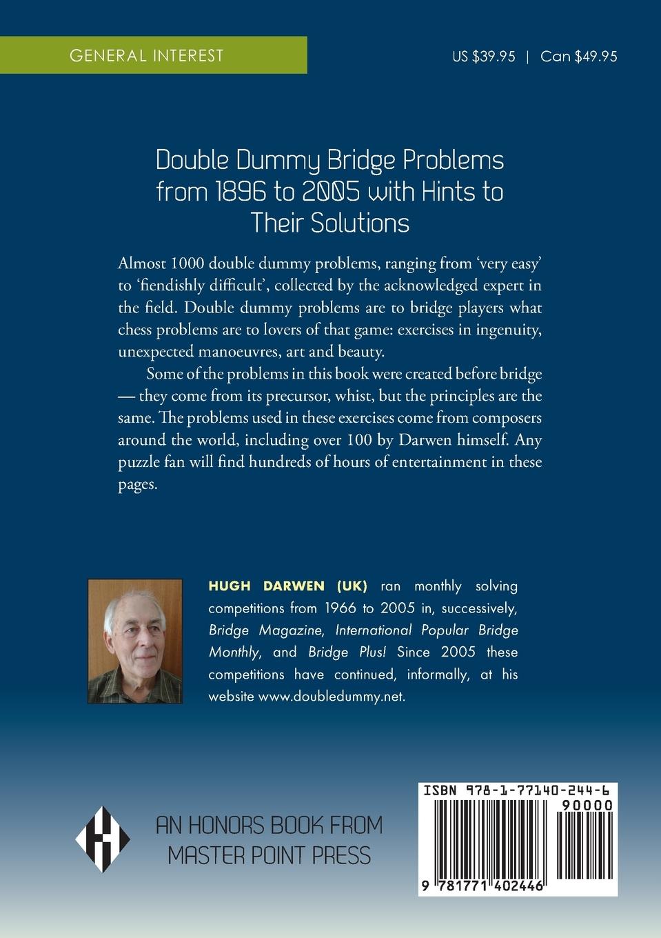 Rückseitencover A Compendium of Double Dummy Problems: Double Dummy Bridge Problems from 1896 to 2005
