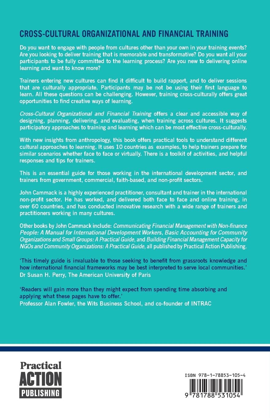 Rückseitencover Cross-cultural Organizational and Financial Training