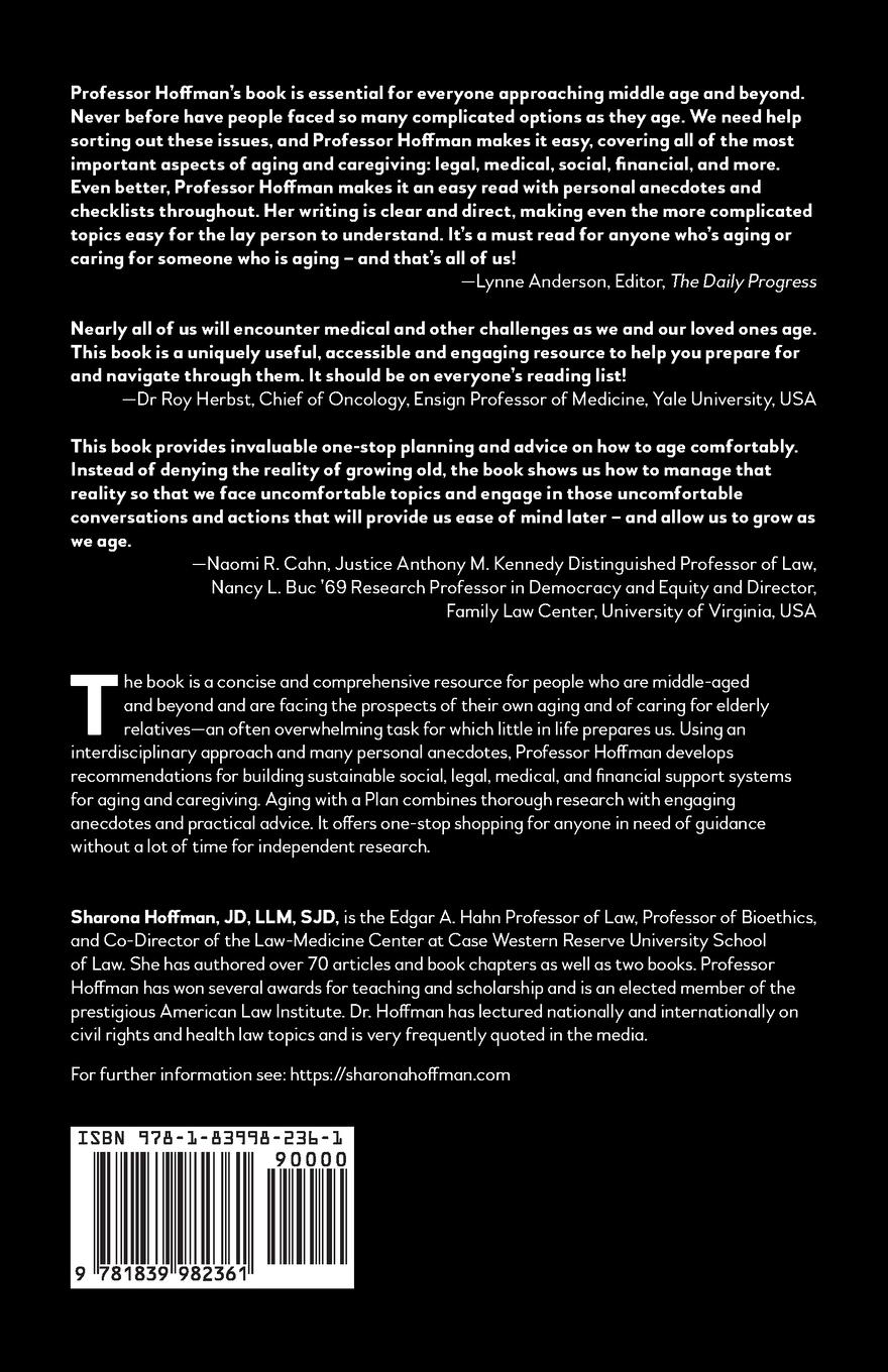 Rückseitencover Aging with a Plan