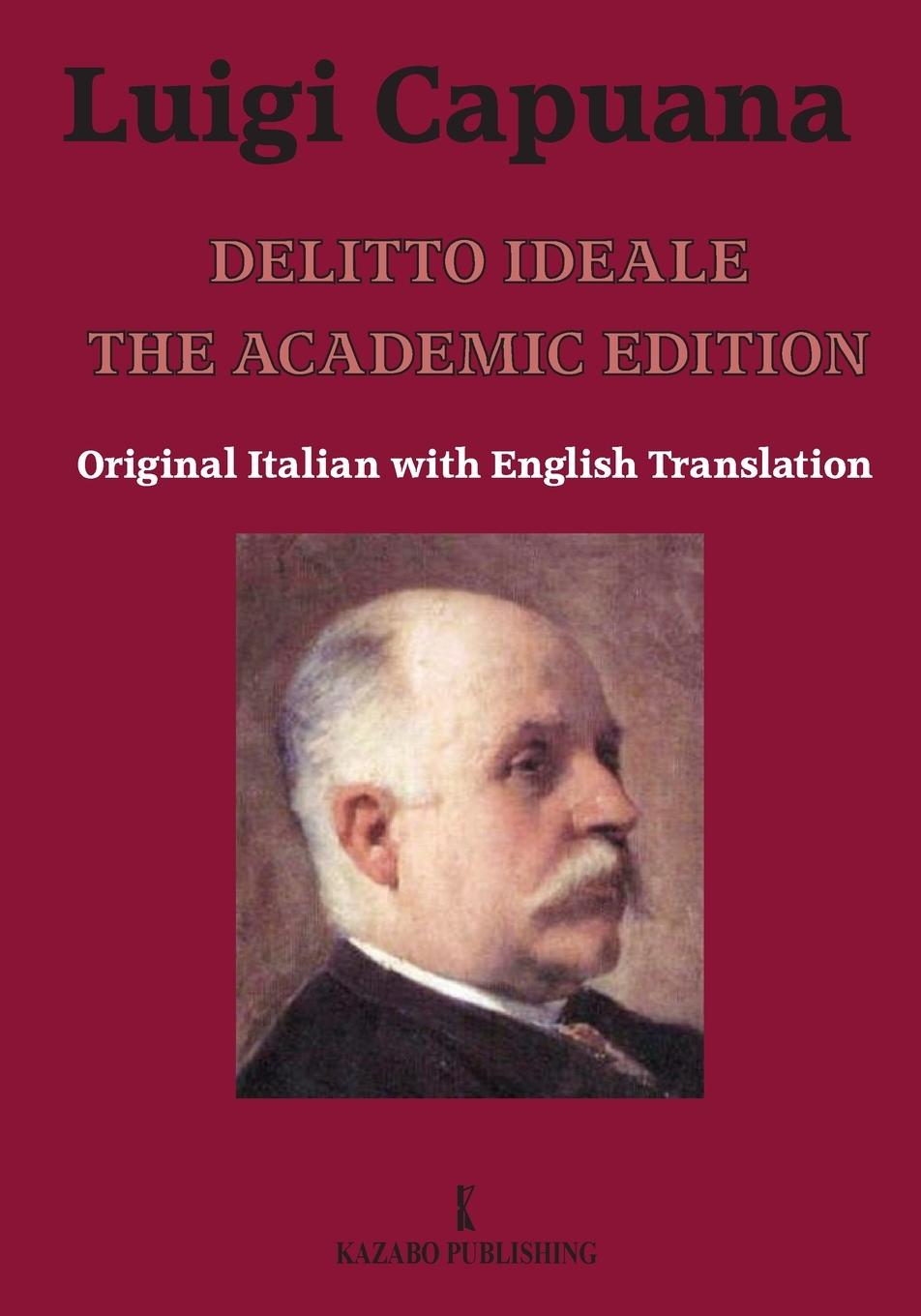 Vorderes Coverbild Delitto Ideale The Academic Edition