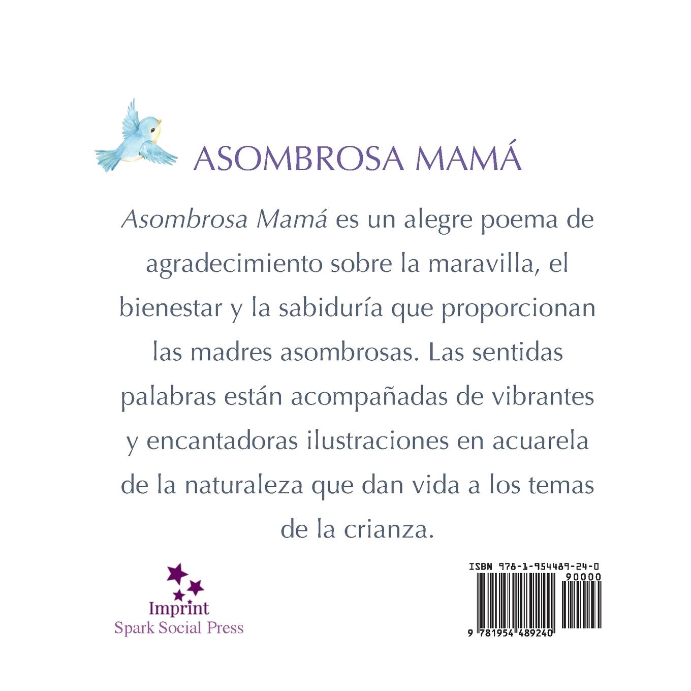 Rückseitencover Asombrosa Mamá