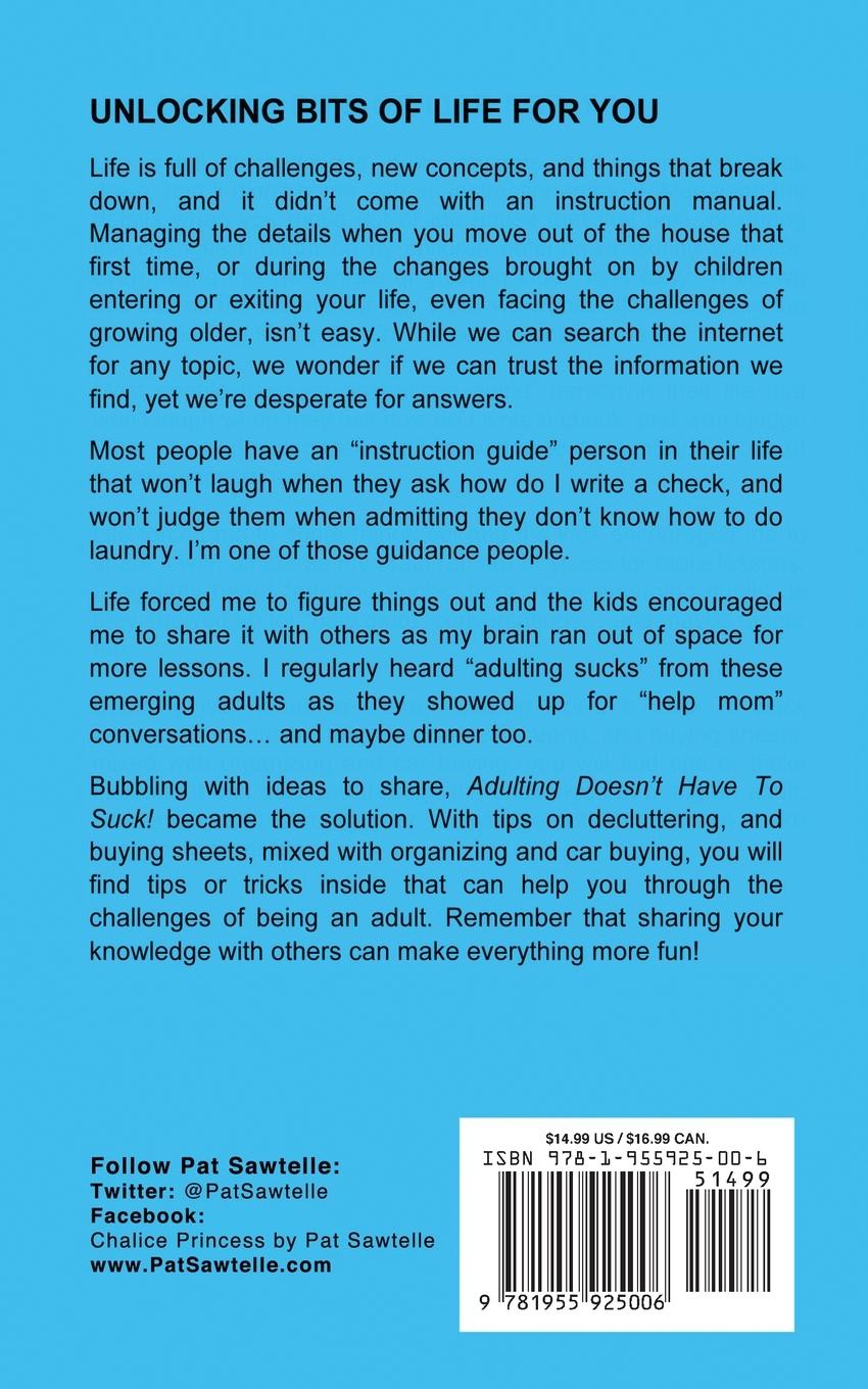 Rückseitencover Adulting Doesn't Have To Suck