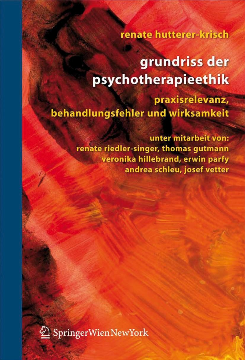 Vorderes Coverbild Grundriss der Psychotherapieethik